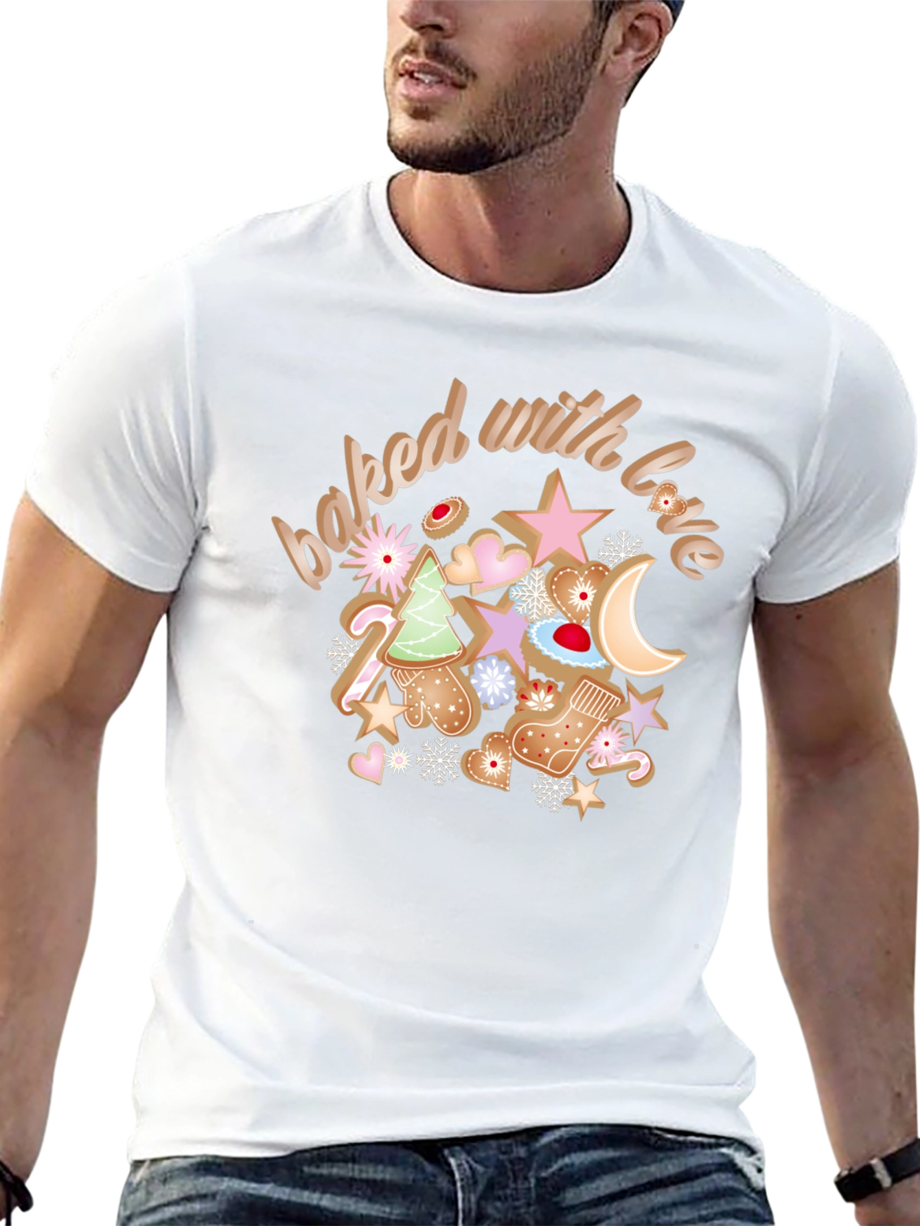 Baked With Love Holiday Gingerbread T-Shirt