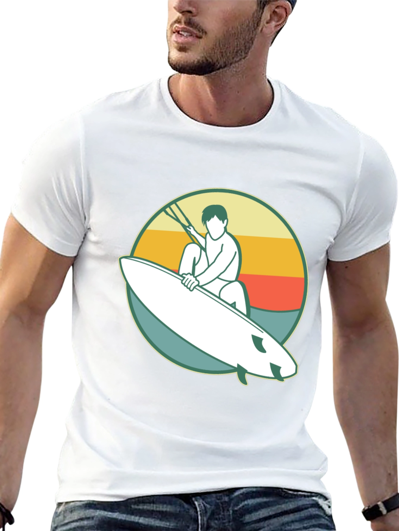 Retro Surfer Graphic Tee