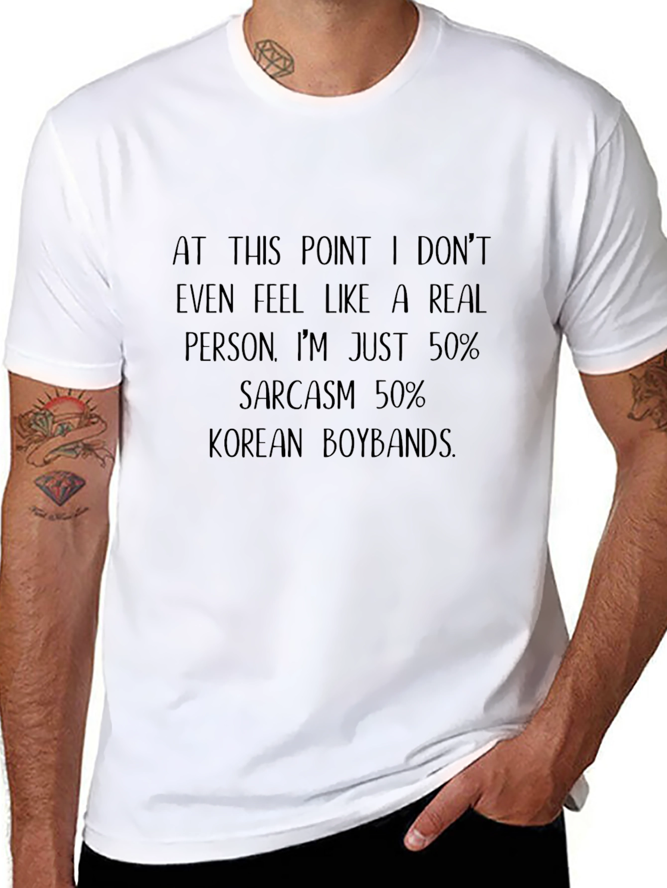 Sarcastic Korean Boyband Fan T-Shirt