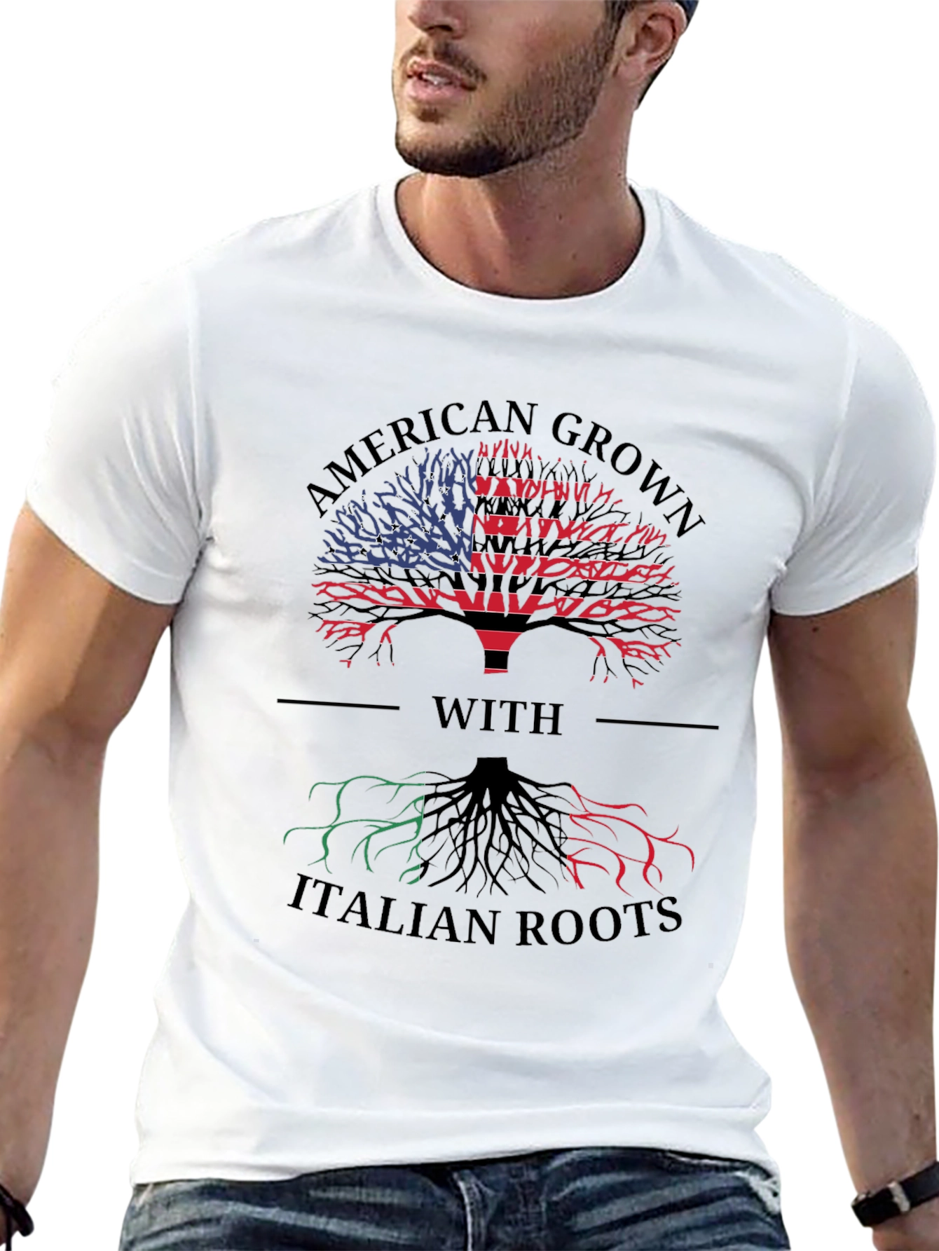 American Grown With Italian Roots T-Shirt