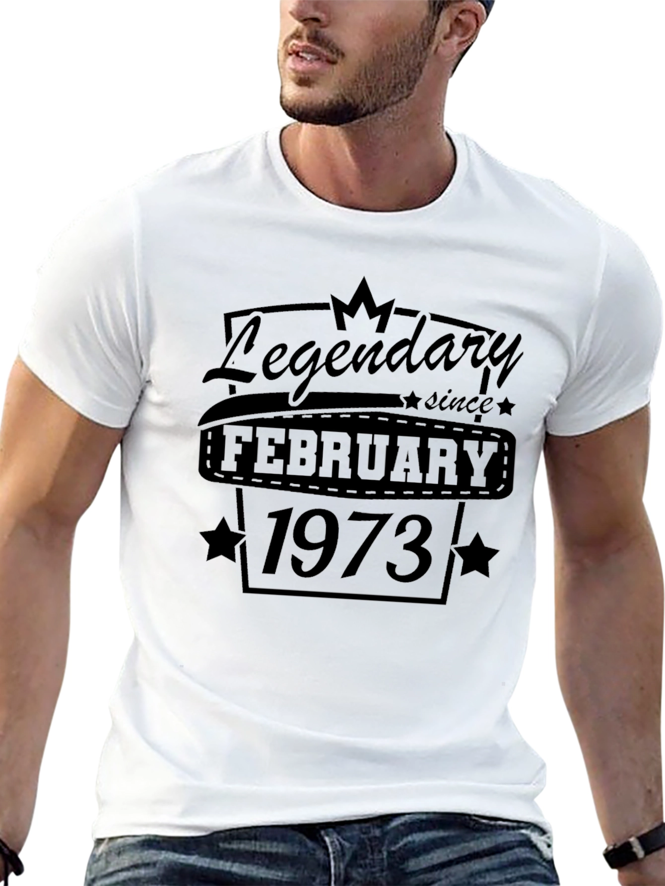 Legendary February 1973 Birthday T-Shirt
