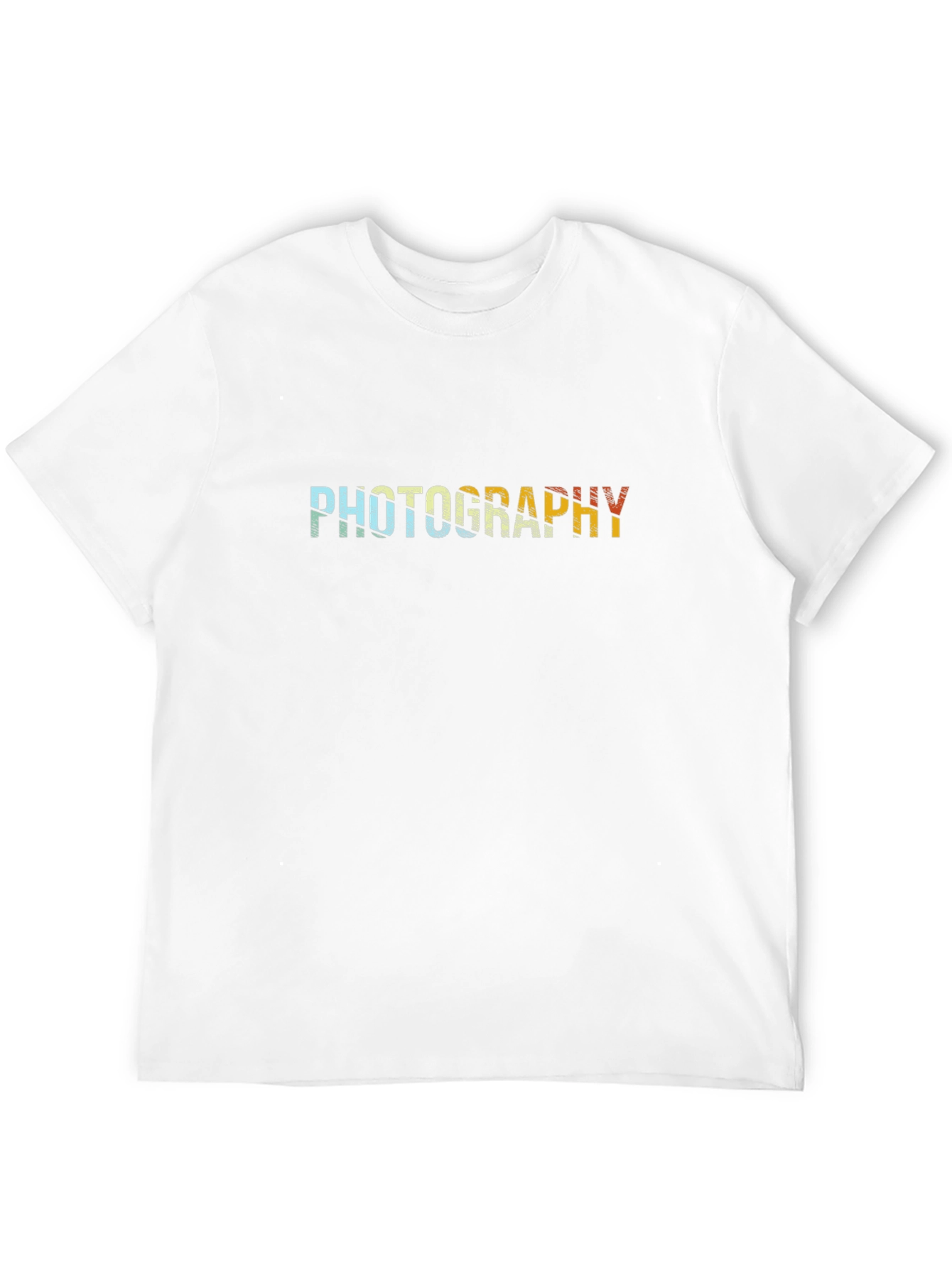 Photography Graphic Tee - Retro Style Black T-Shirt