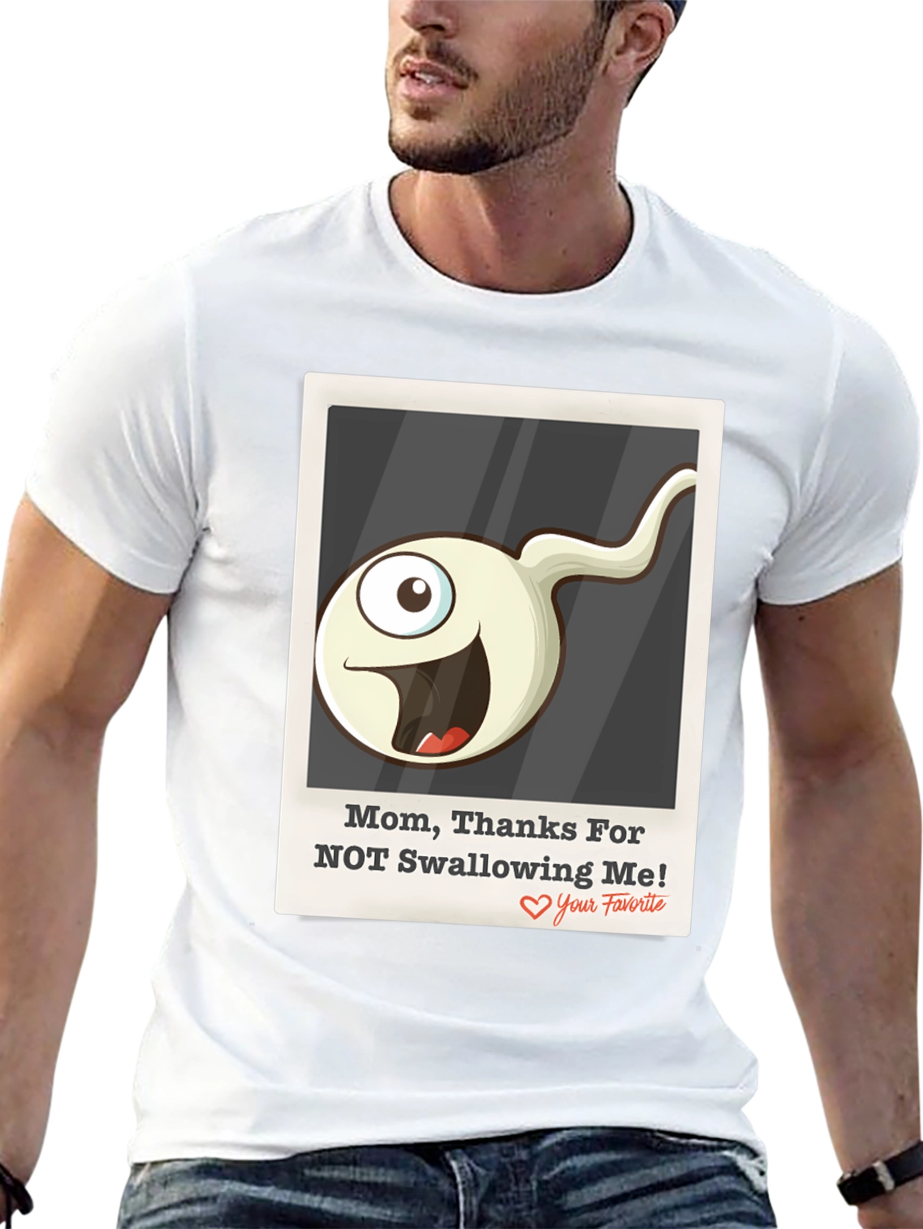 Humorous Thanks Mom! Graphic Tee