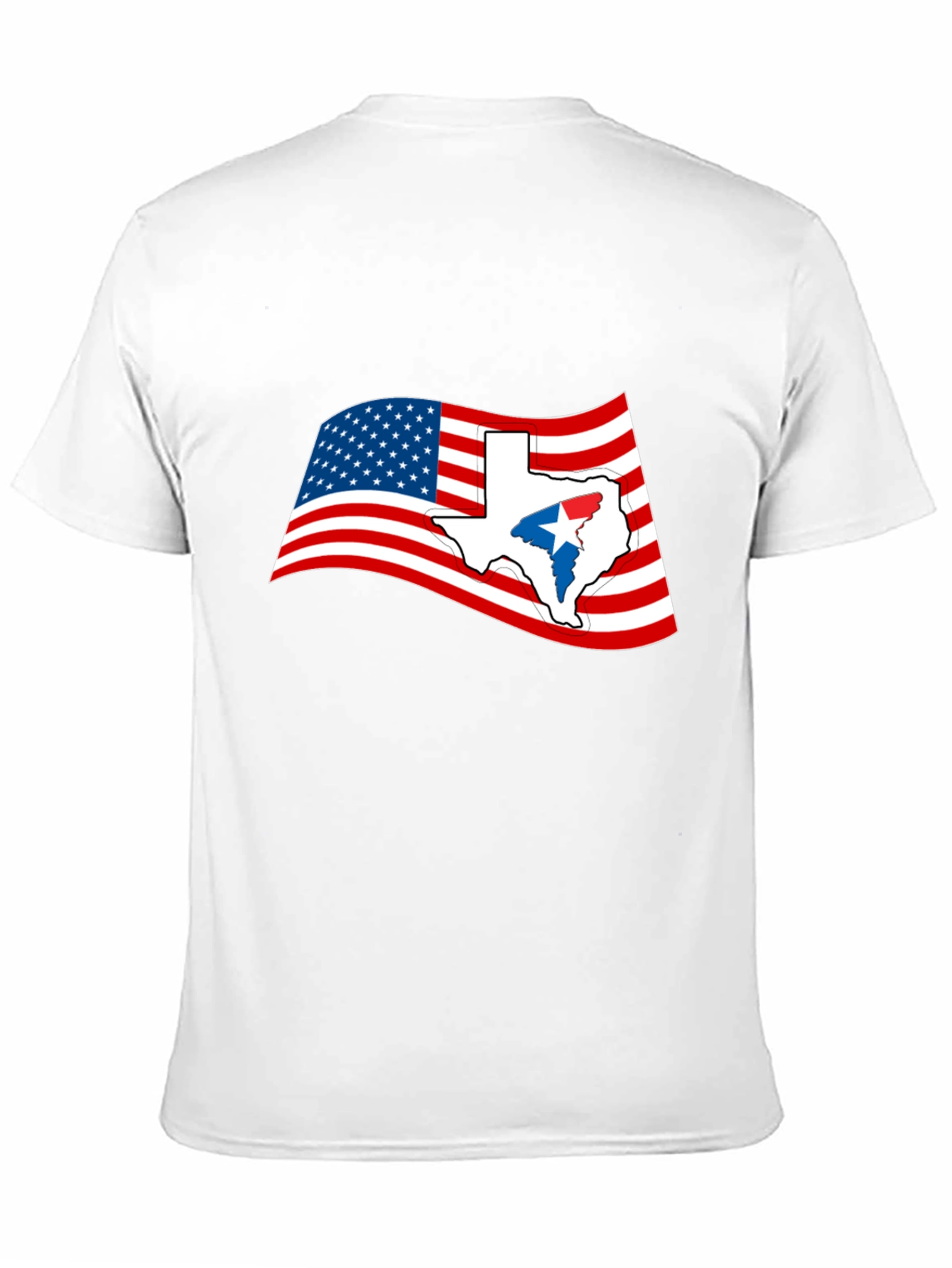 Texas Flag Graphic Tee - USA Pride
