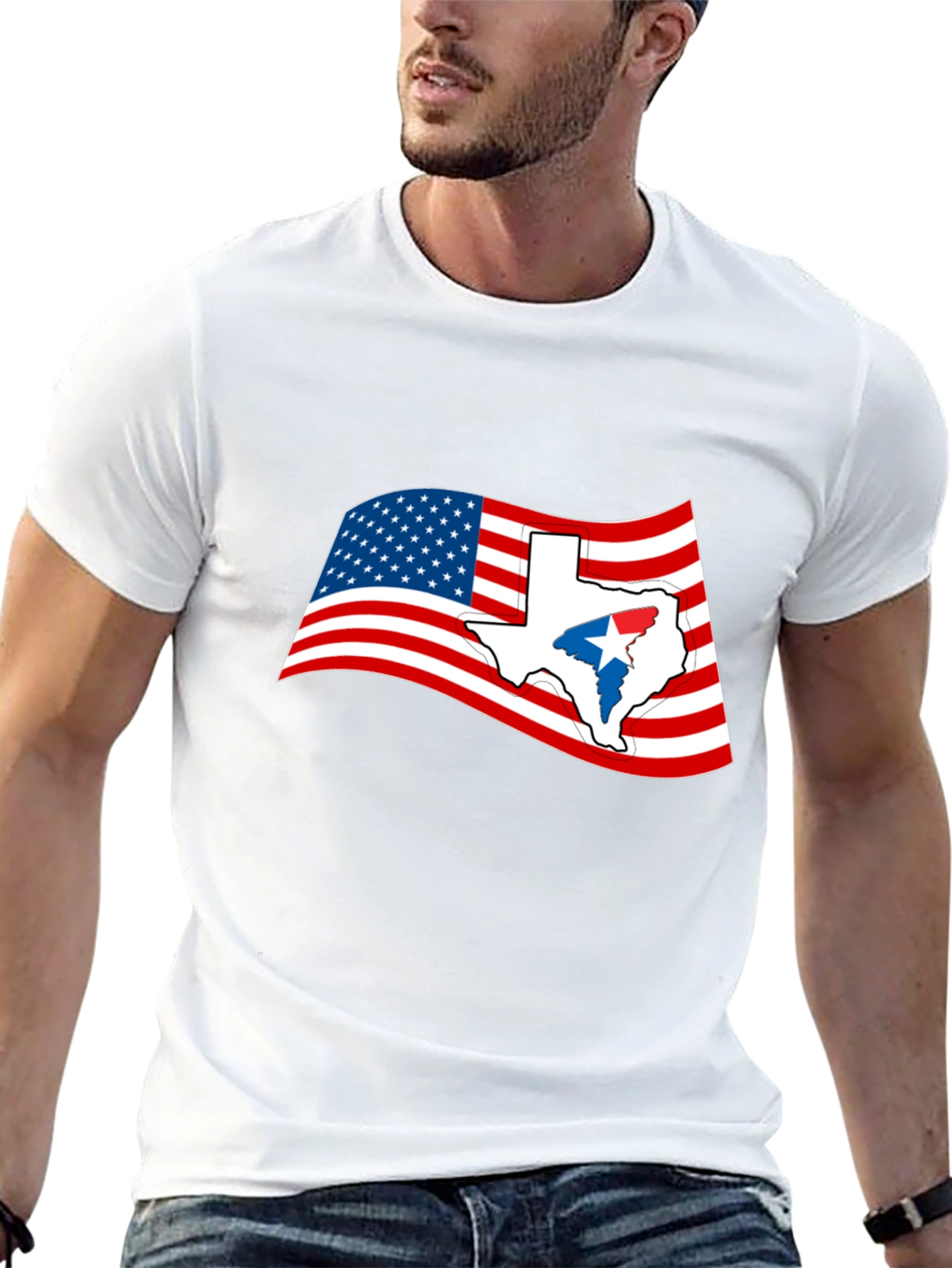 Texas Flag Graphic Tee - USA Pride