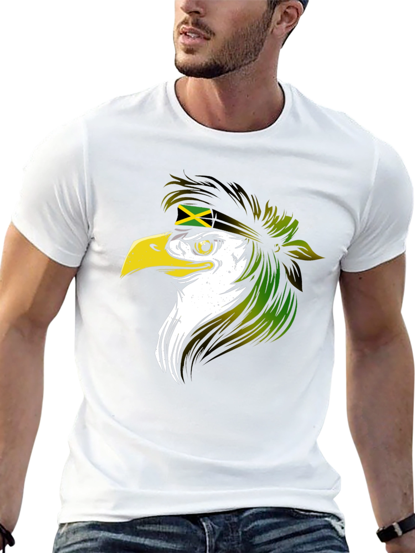 Jamaican Eagle Black T-Shirt