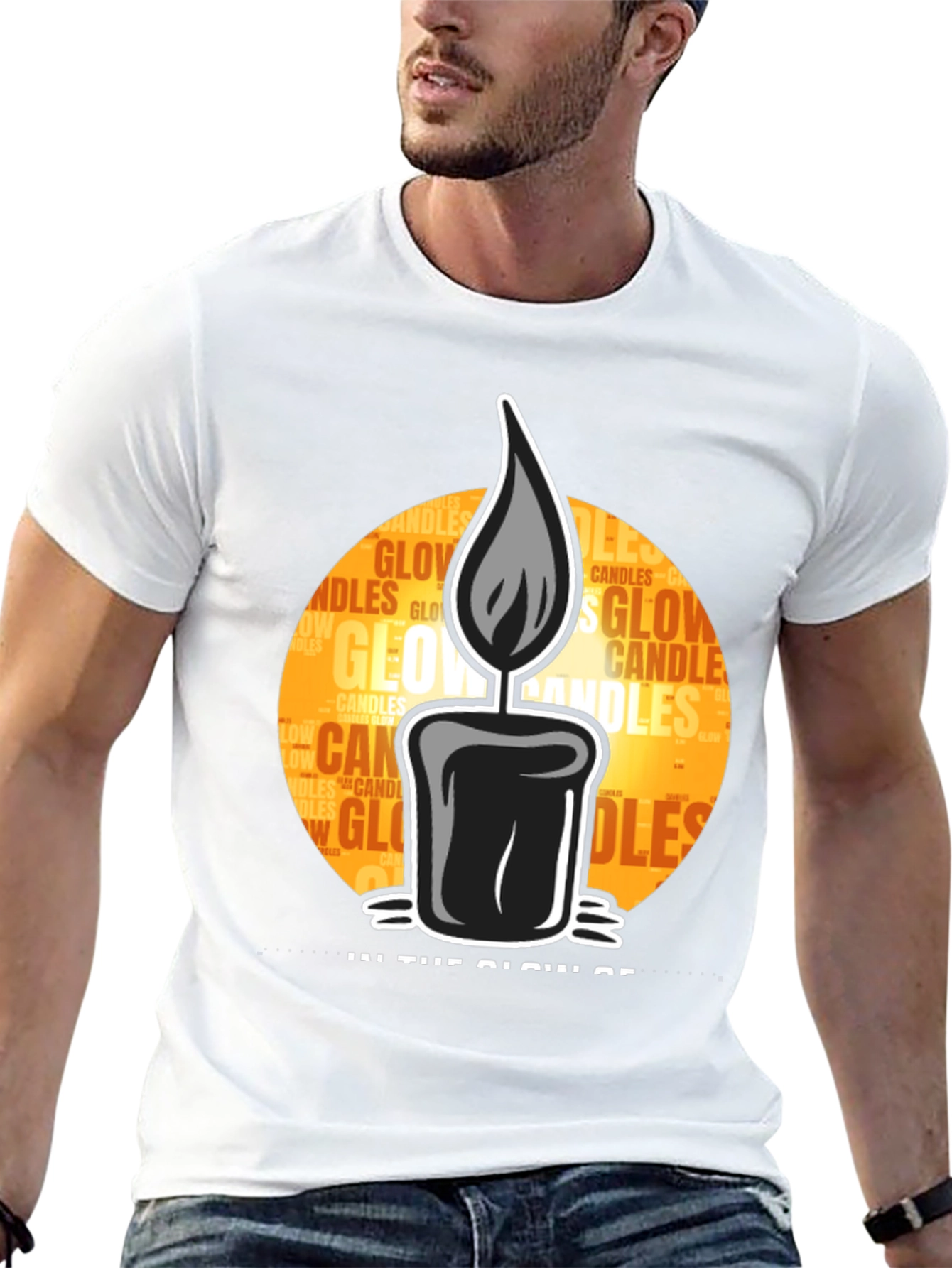 Candle Glow Graphic Tee - Unisex Comfort Fit