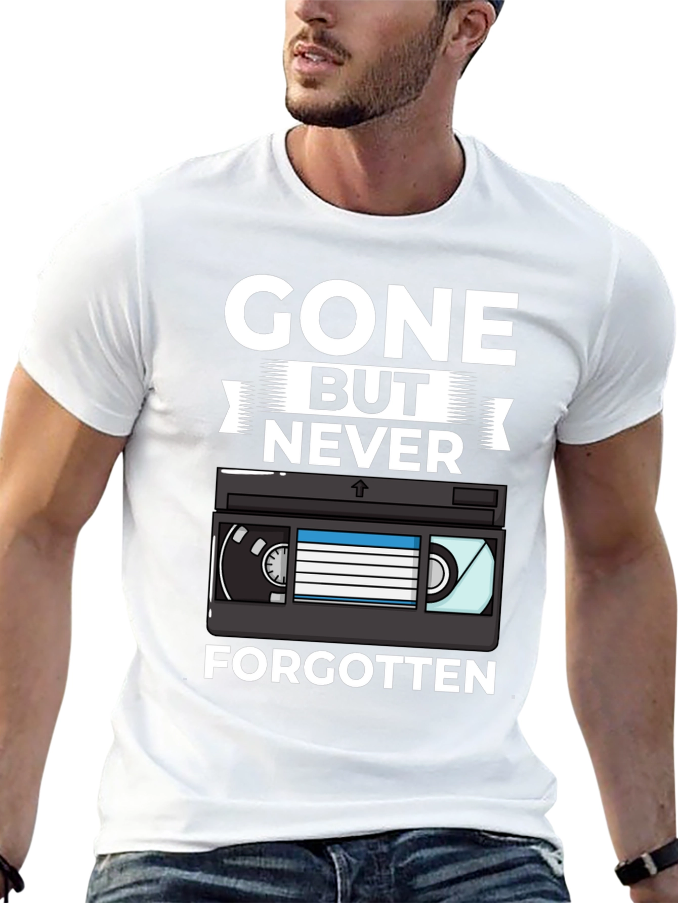 Gone But Never Forgotten Retro VHS T-Shirt