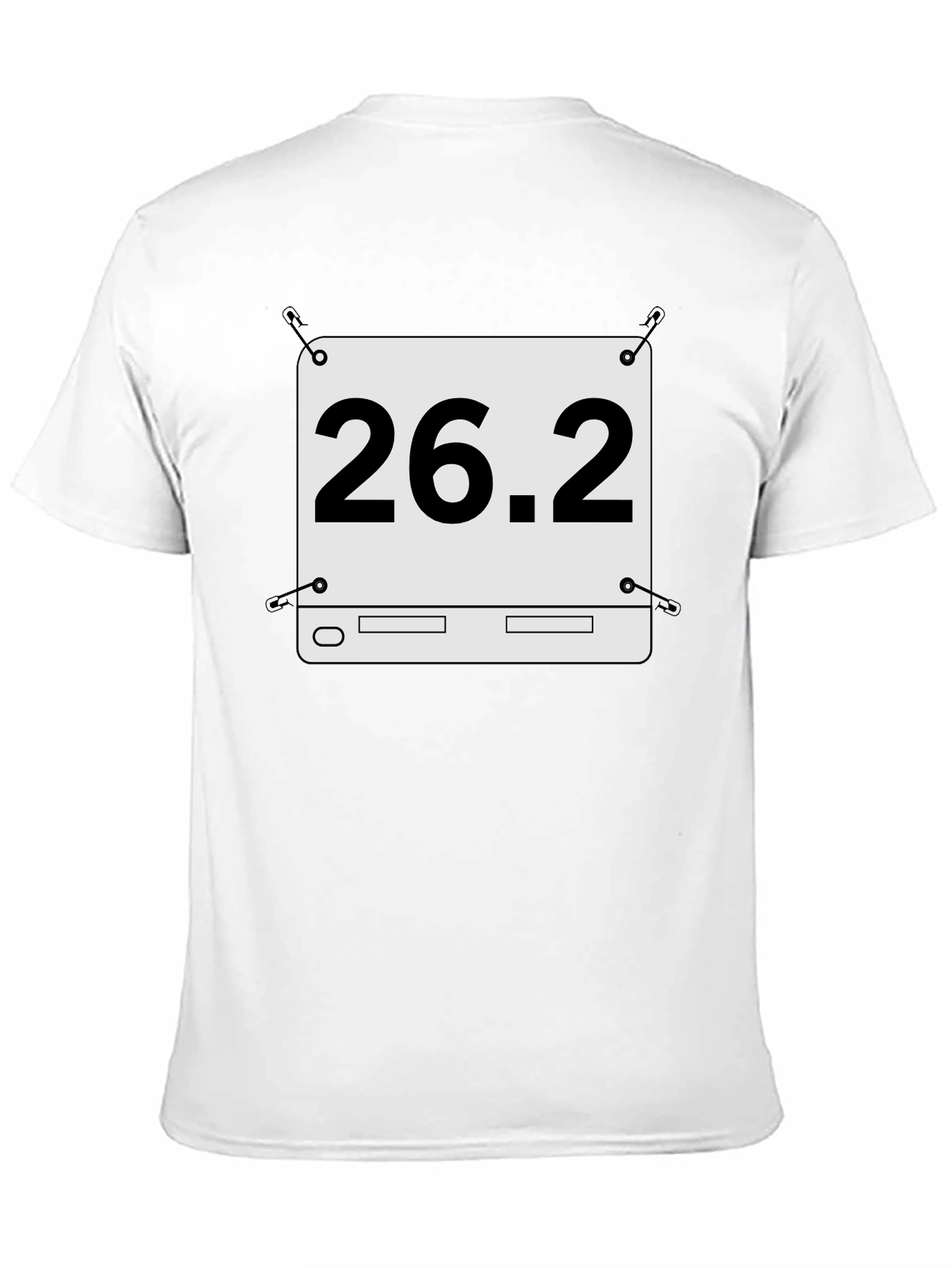 26.2 Marathon Running T-Shirt - Black