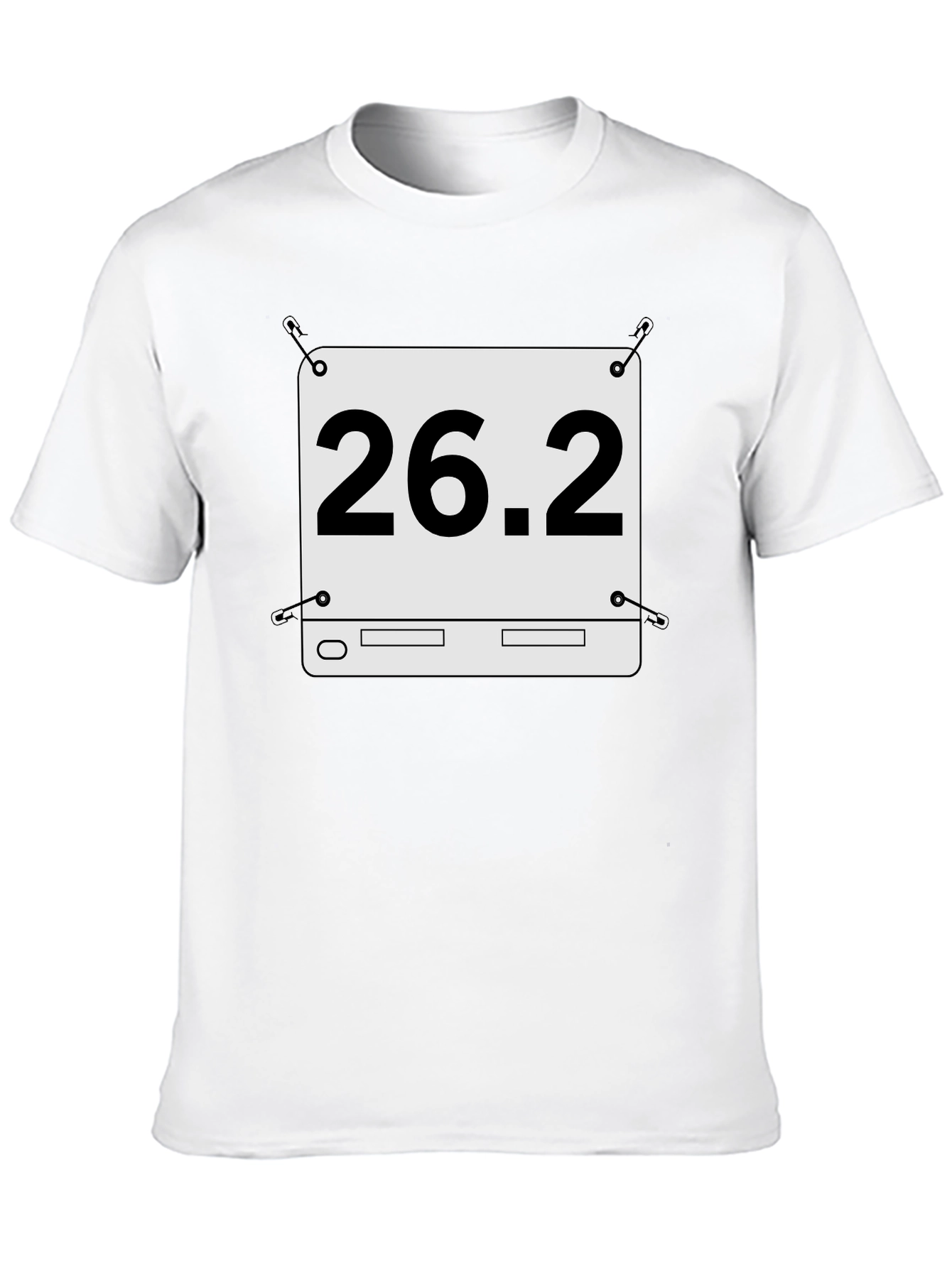 26.2 Marathon Running T-Shirt - Black