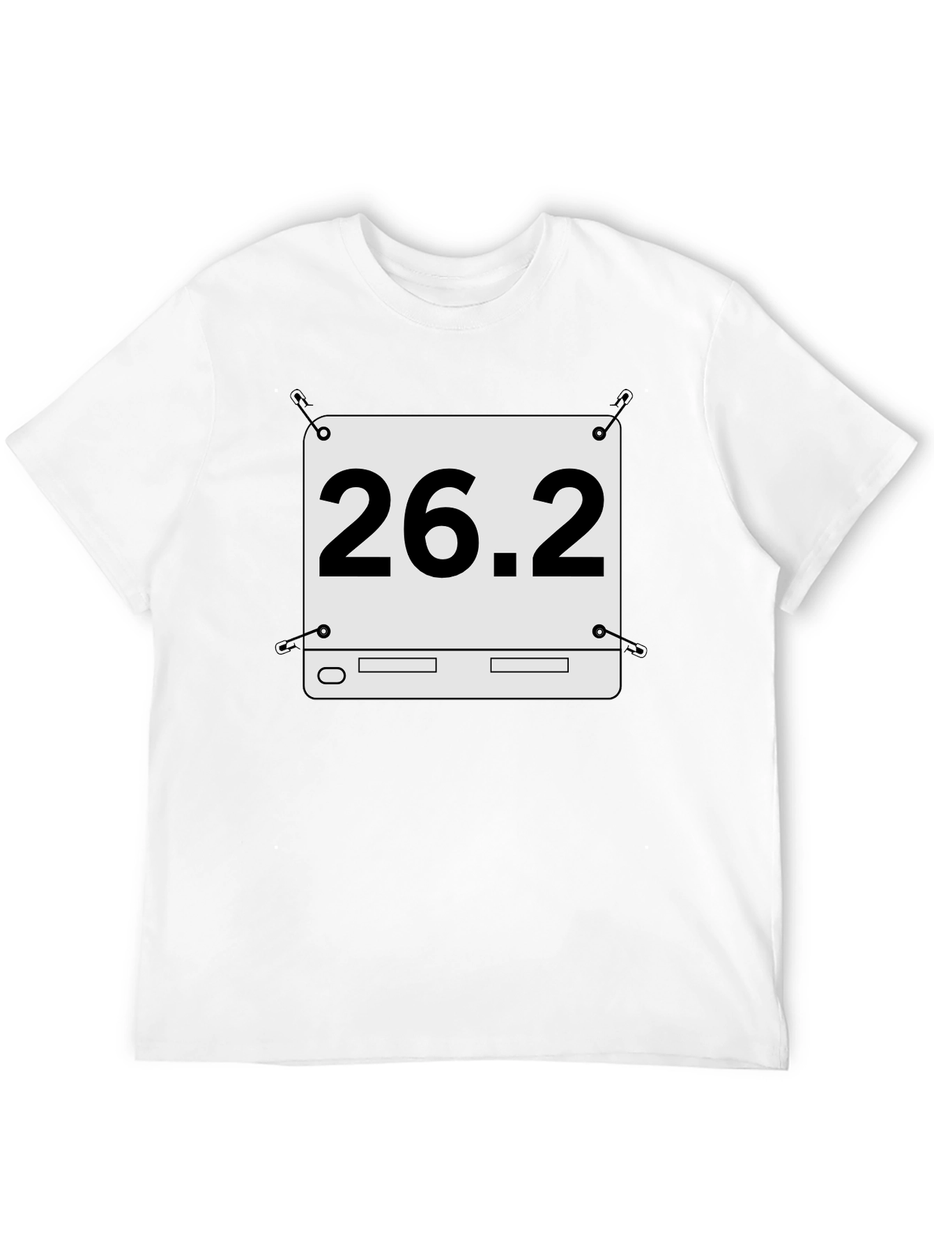 26.2 Marathon Running T-Shirt - Black