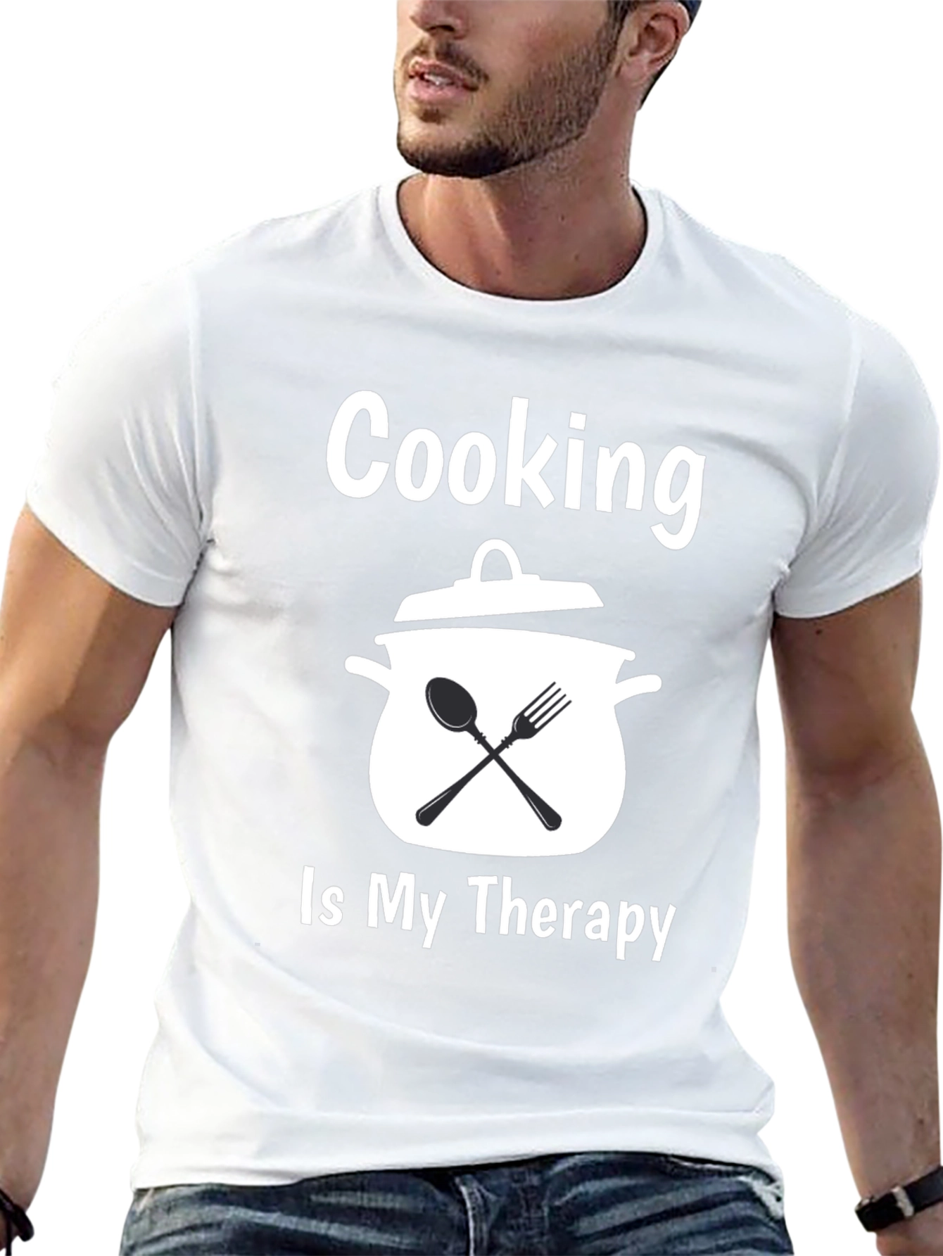 Cooking Is My Therapy Graphic T-Shirt