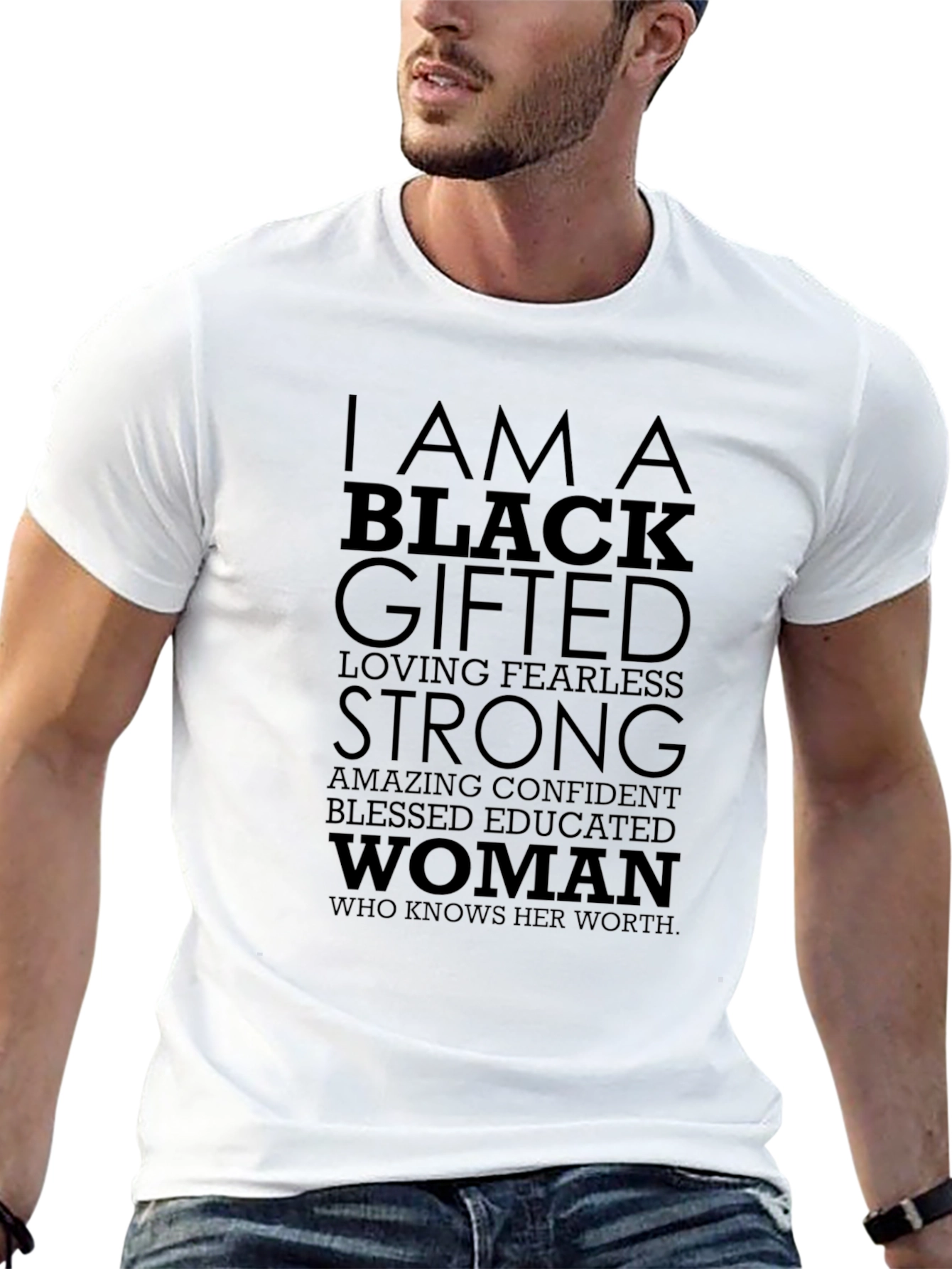 Empowered Black Woman Graphic T-Shirt