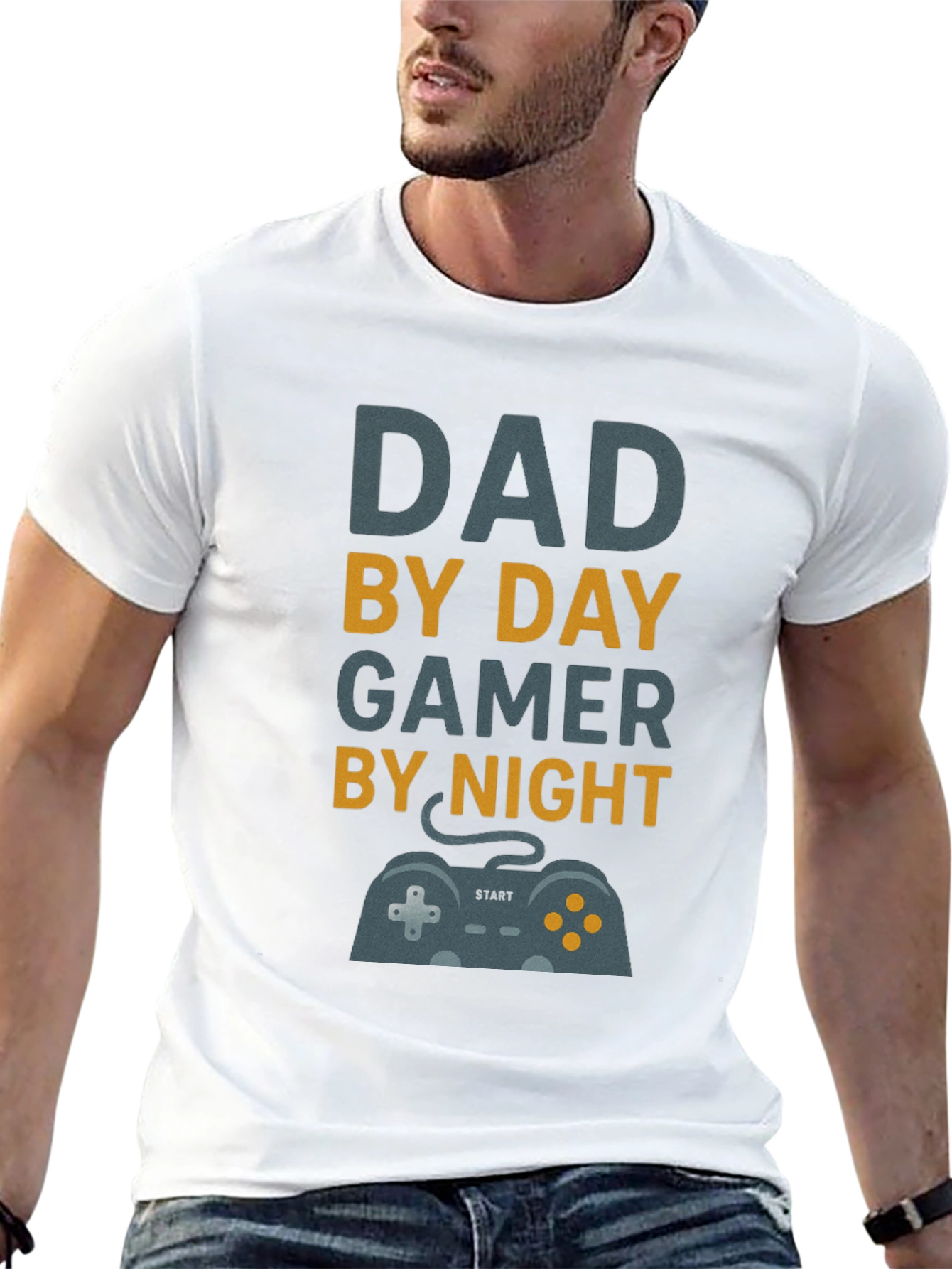 Dad By Day Gamer By Night T-Shirt
