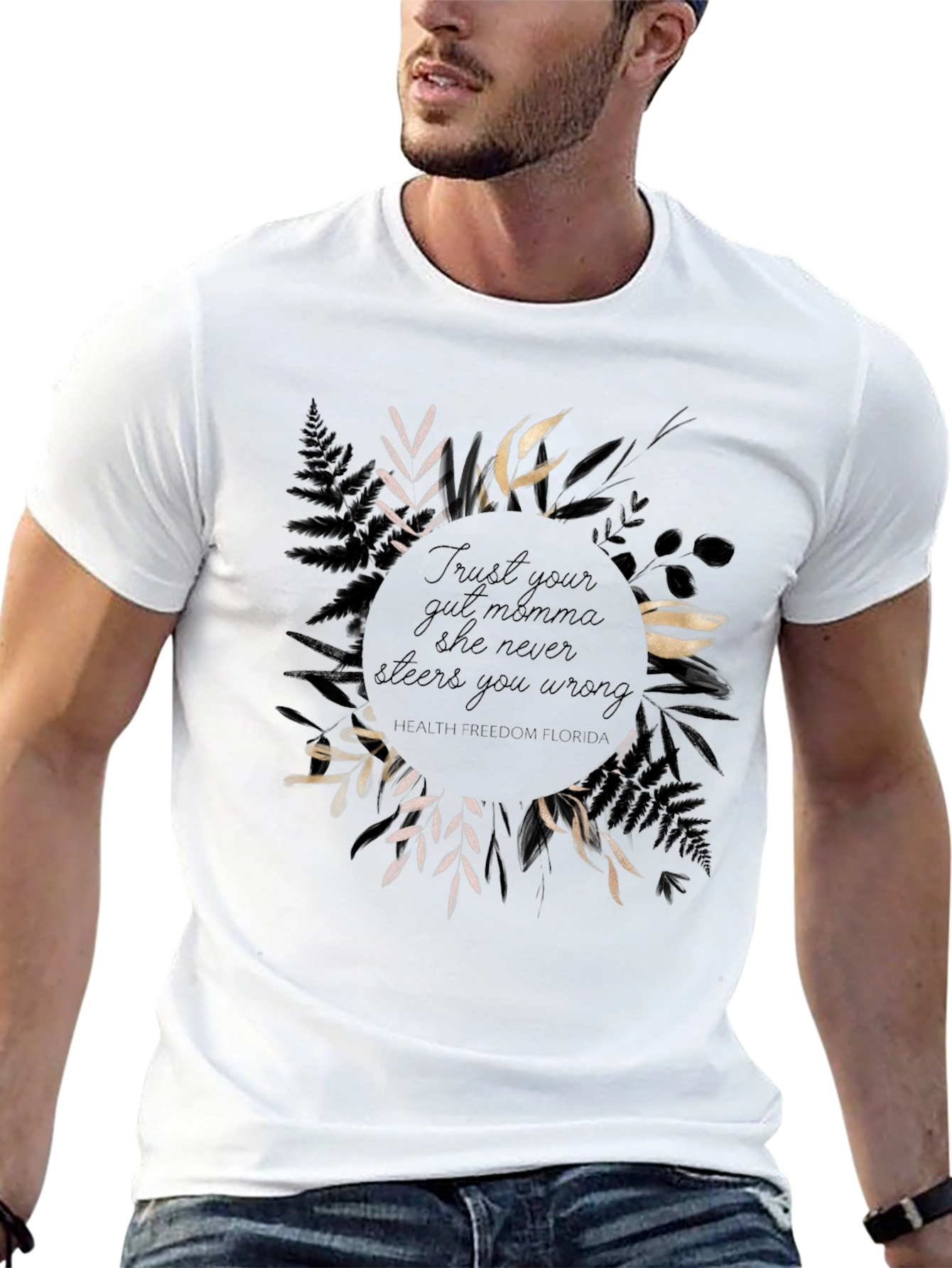 Trust Your Gut Graphic Tee - Relaxed Fit