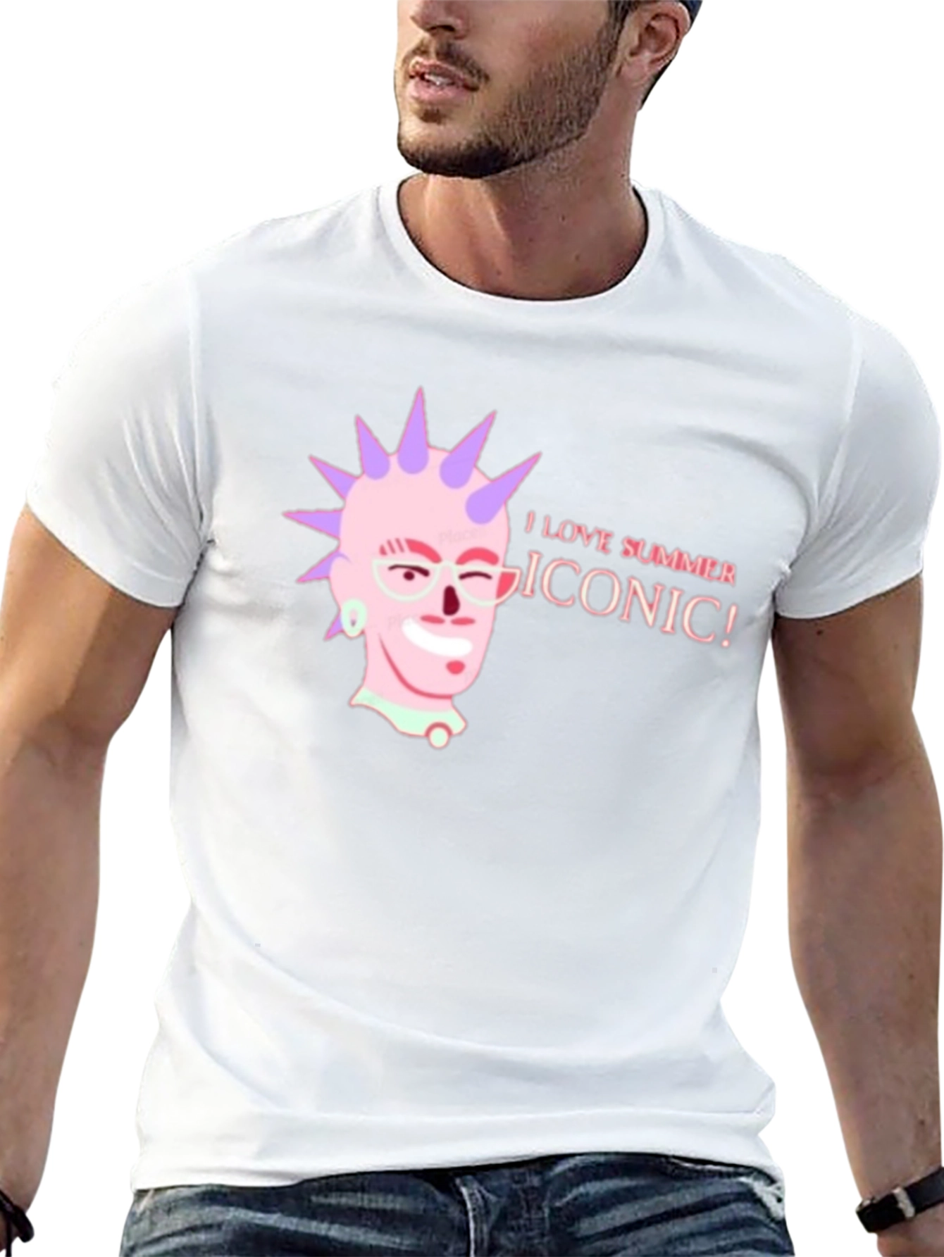 I Love Summer! Iconic Black T-Shirt