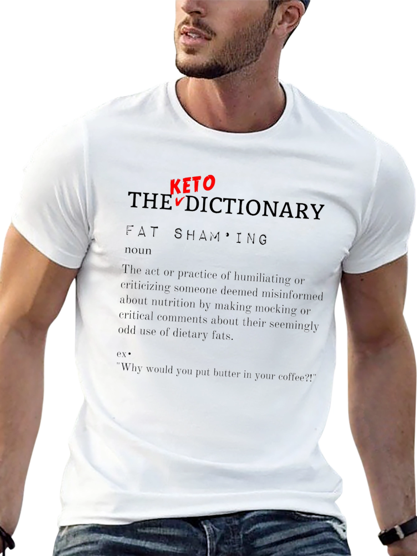 Keto Dictionary Fat Shaming T-Shirt