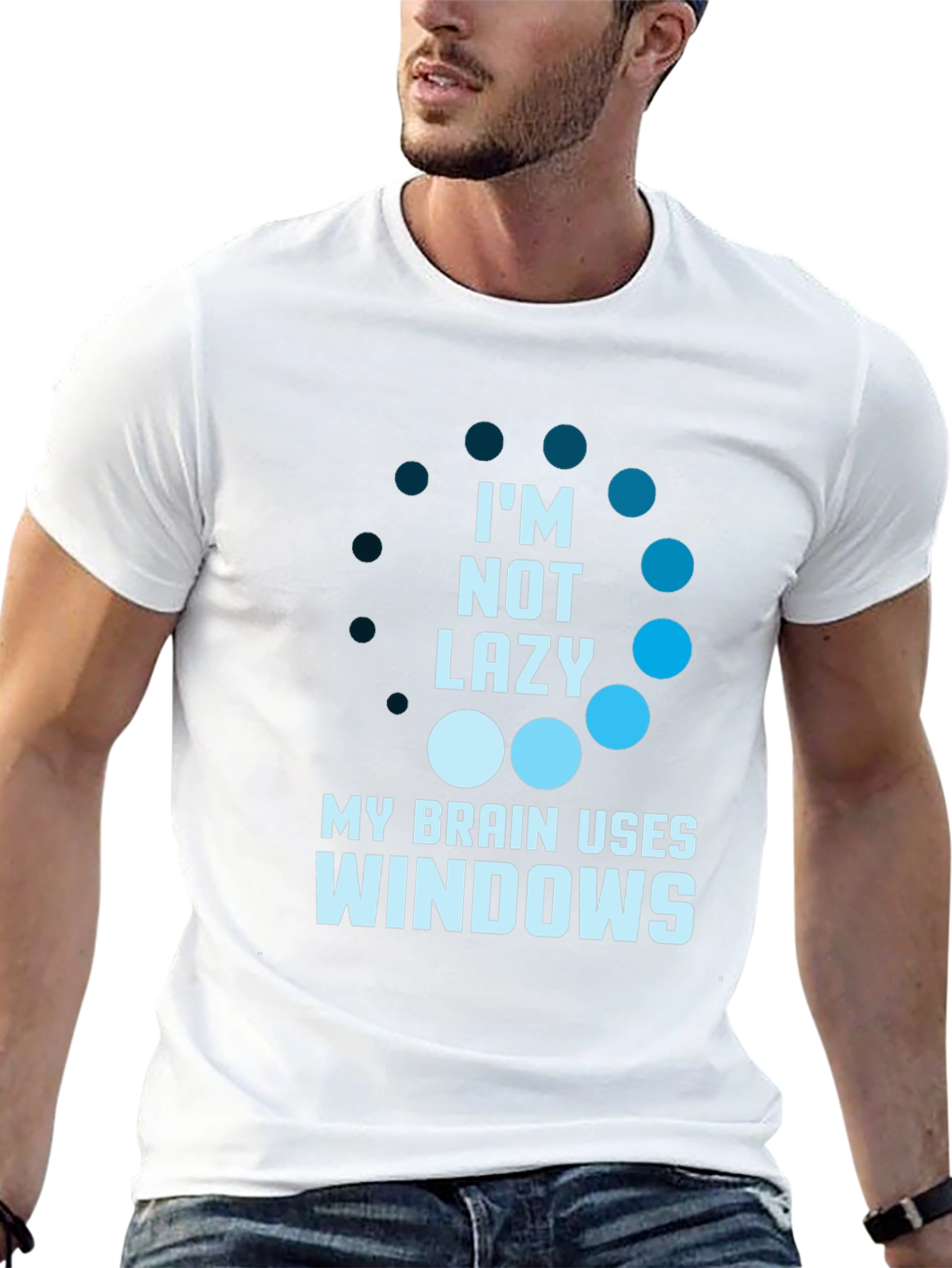 Im Not Lazy Windows Brain T-Shirt