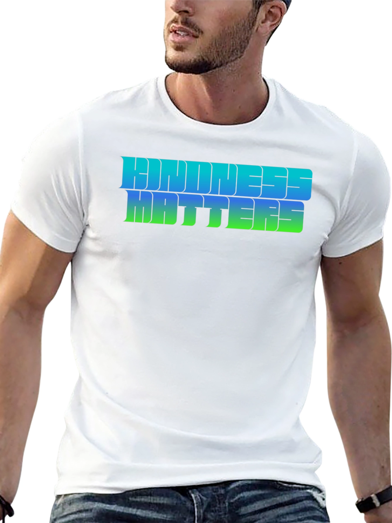 Kindness Matters Graphic Tee - Black