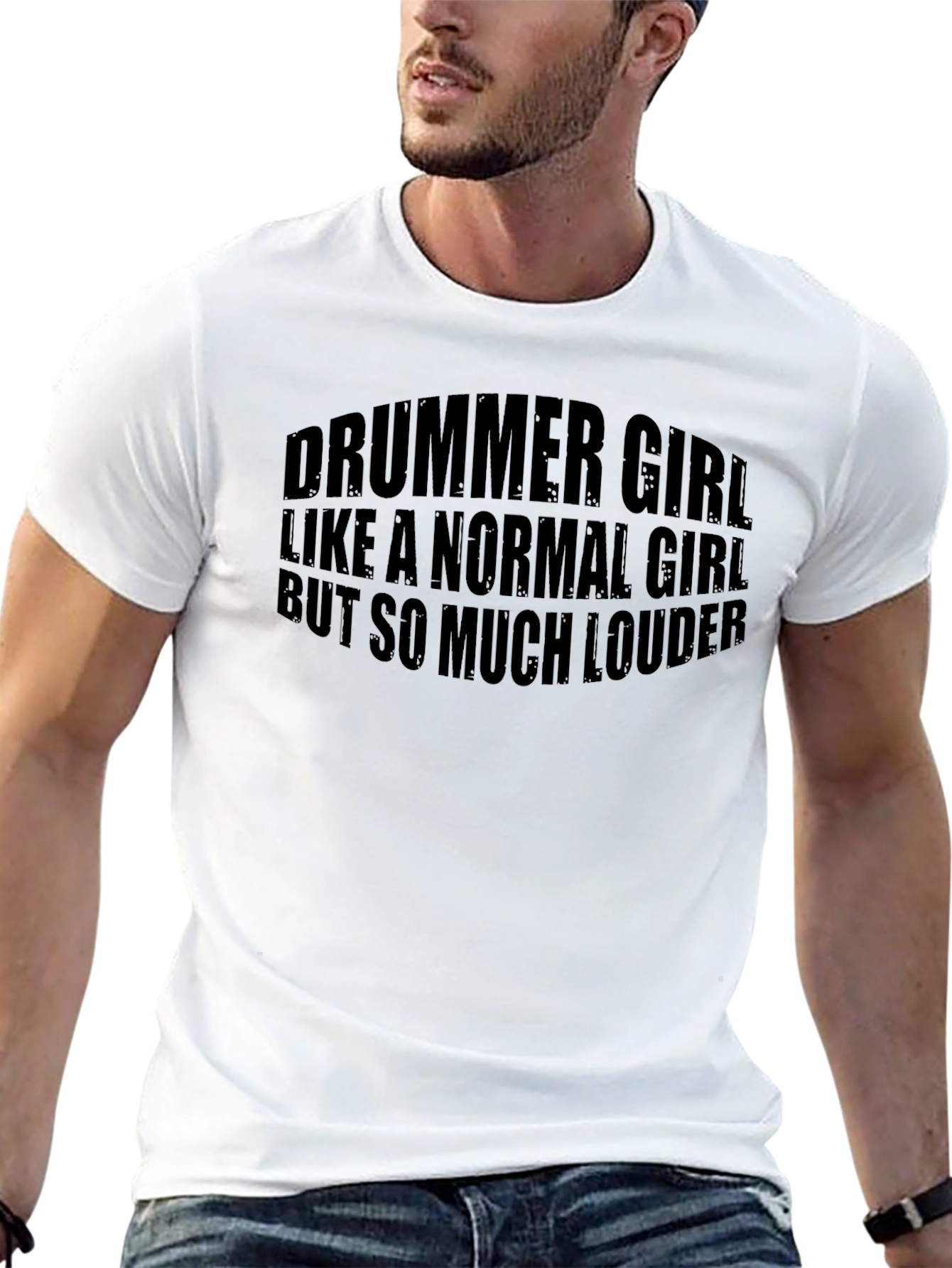 Drummer Girl T-Shirt - Loud & Proud!