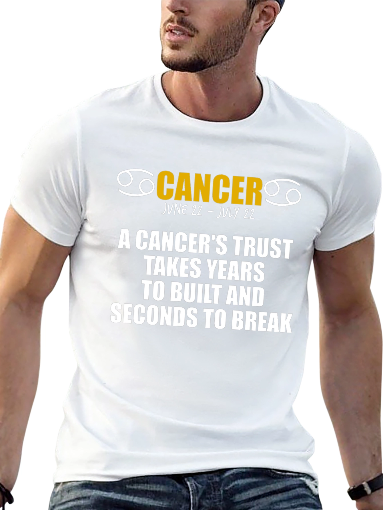Cancer Zodiac T-Shirt: June 22 - July 22