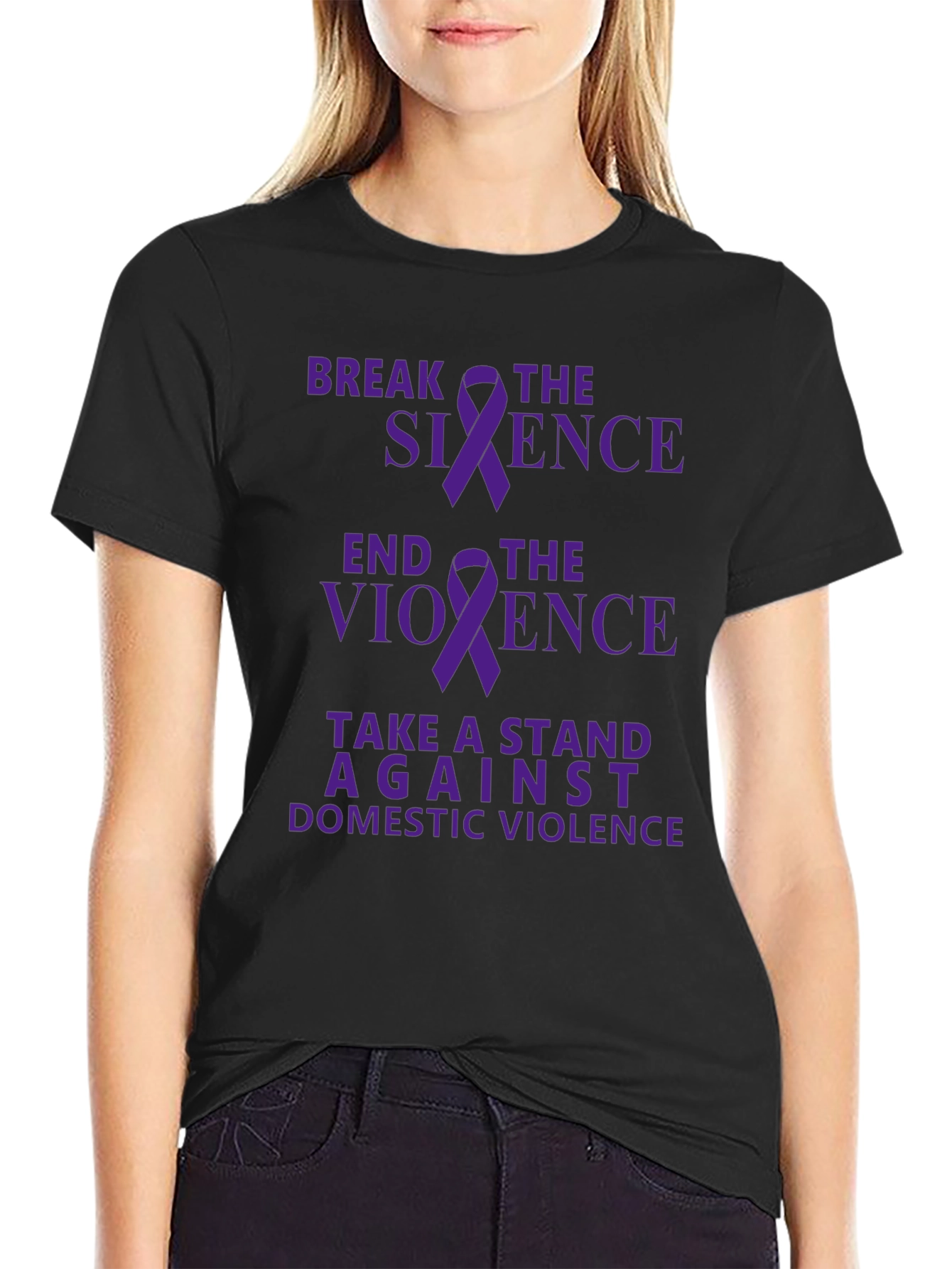 Break the Silence T-Shirt: End Domestic Violence
