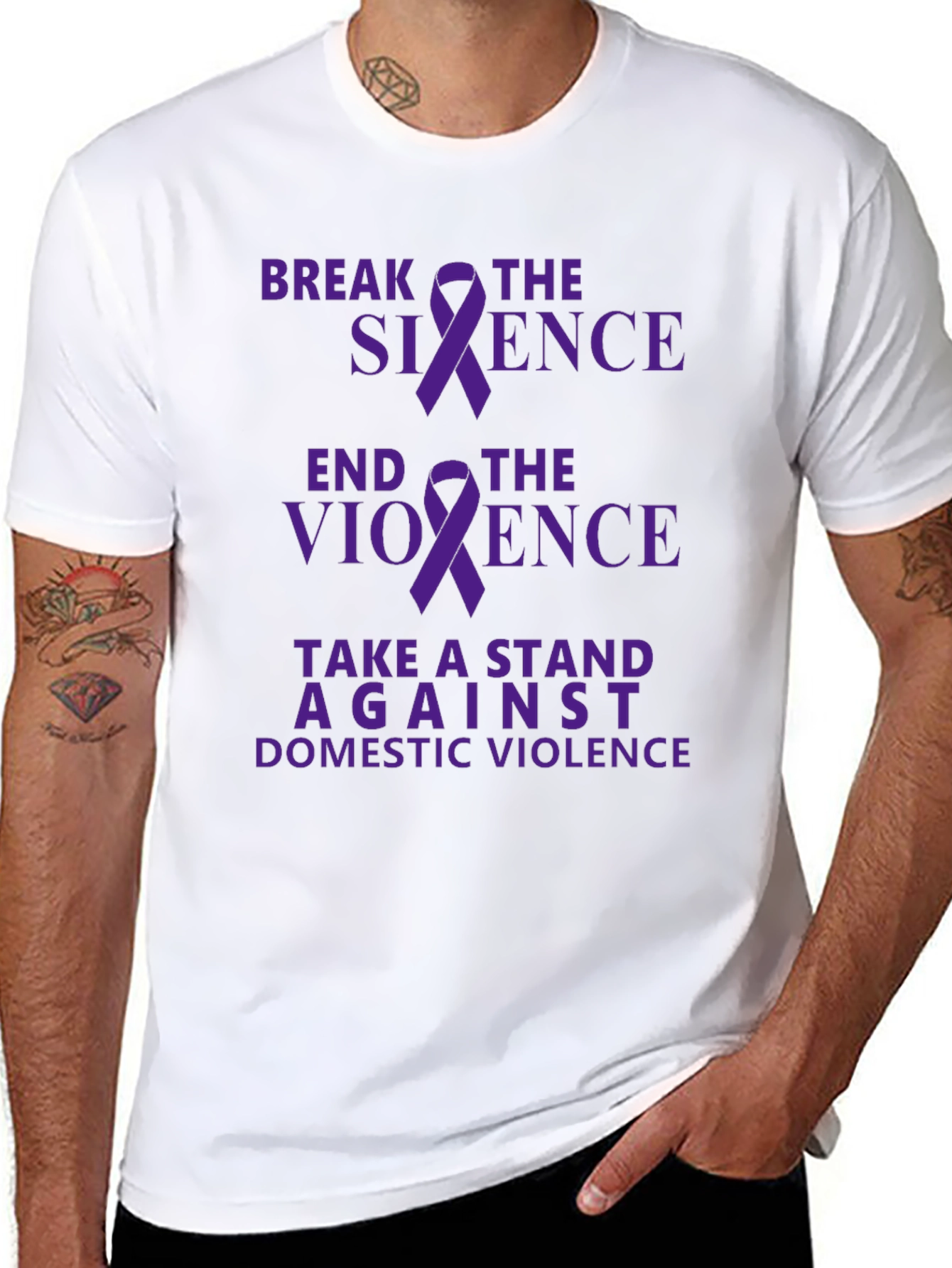 Break the Silence T-Shirt: End Domestic Violence