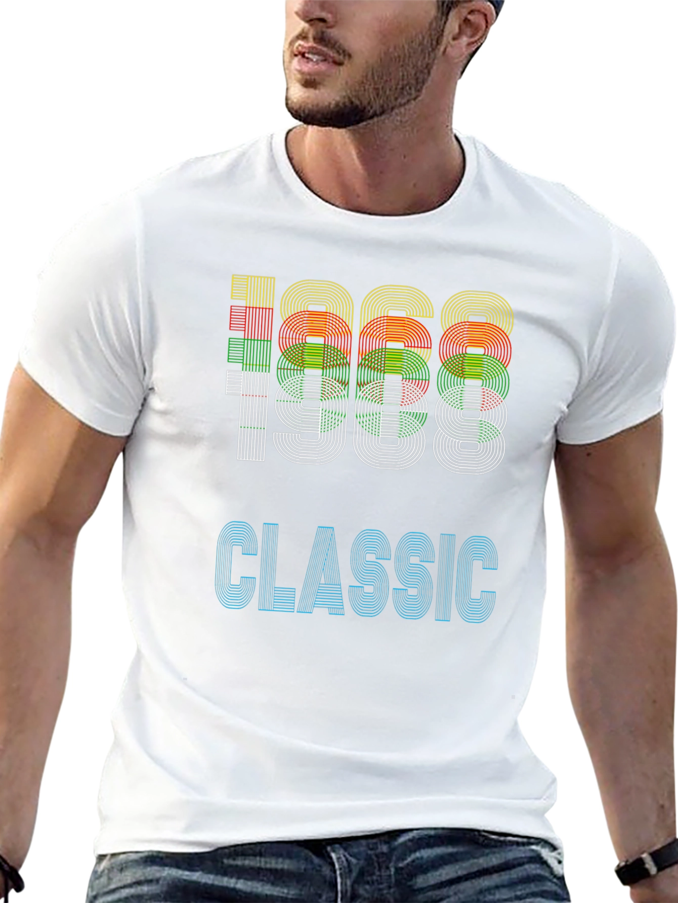1968 Classic Graphic Tee - Retro Style