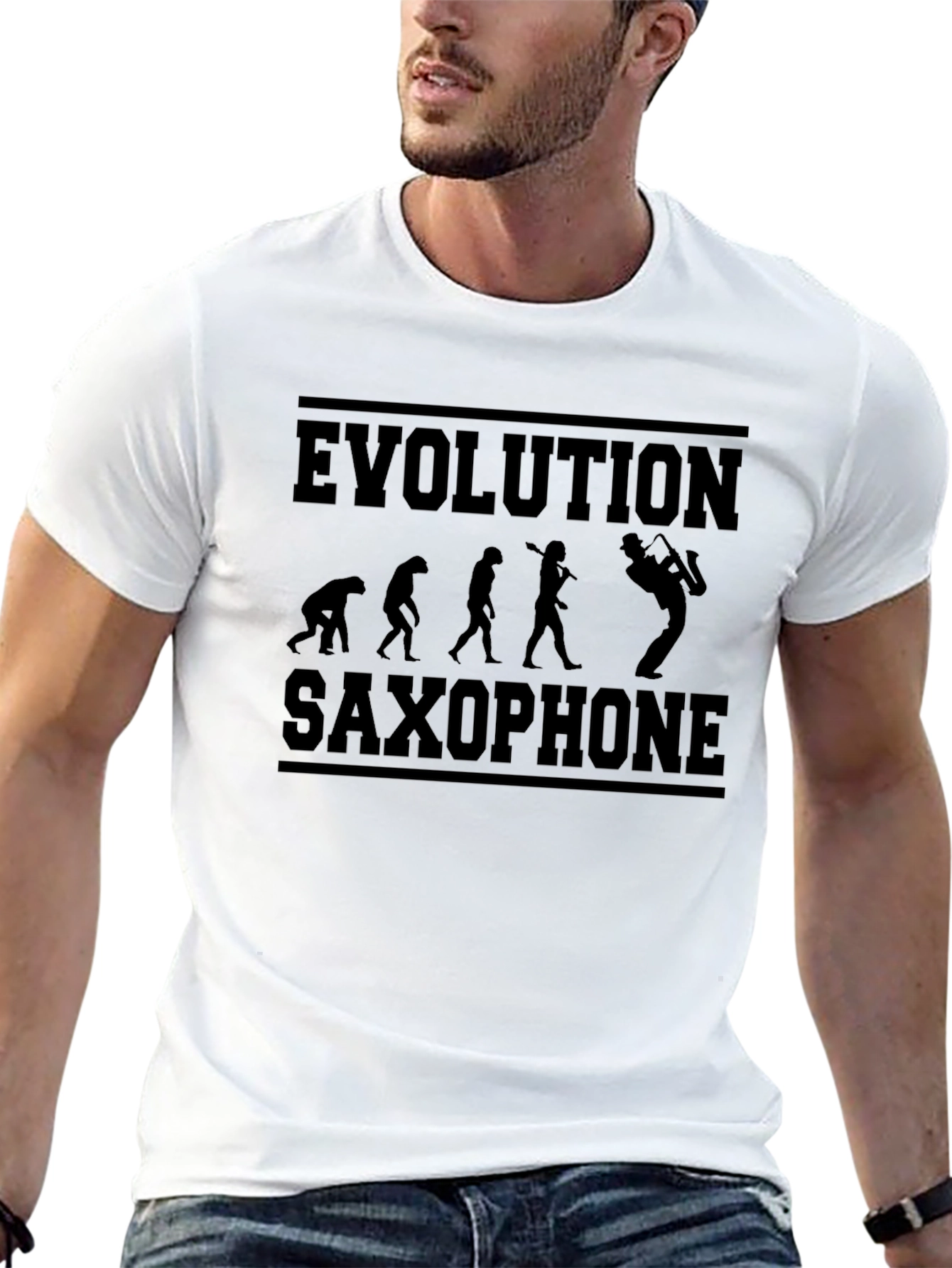 Evolution Saxophone T-Shirt