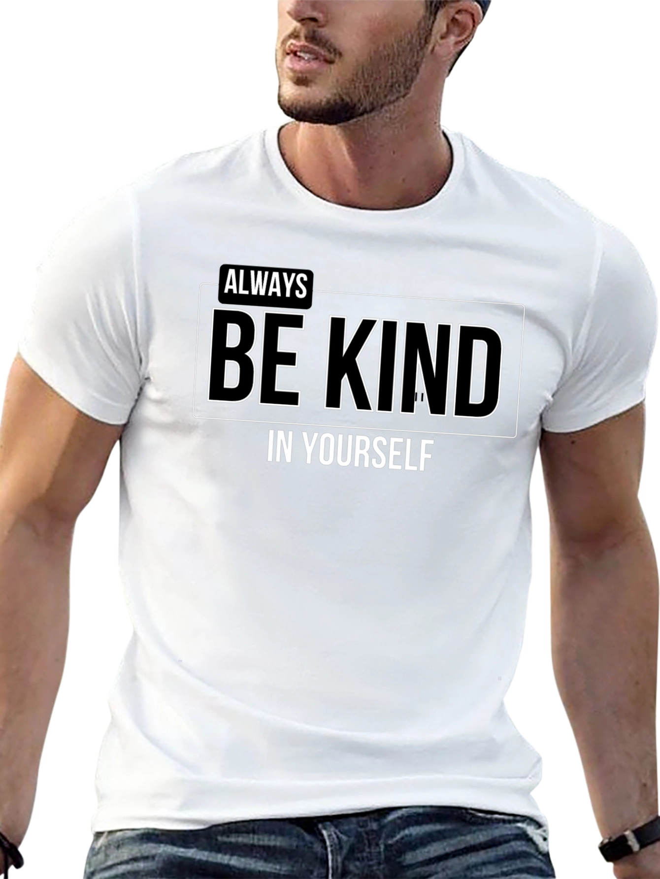 Always Be Kind Graphic Tee - Black