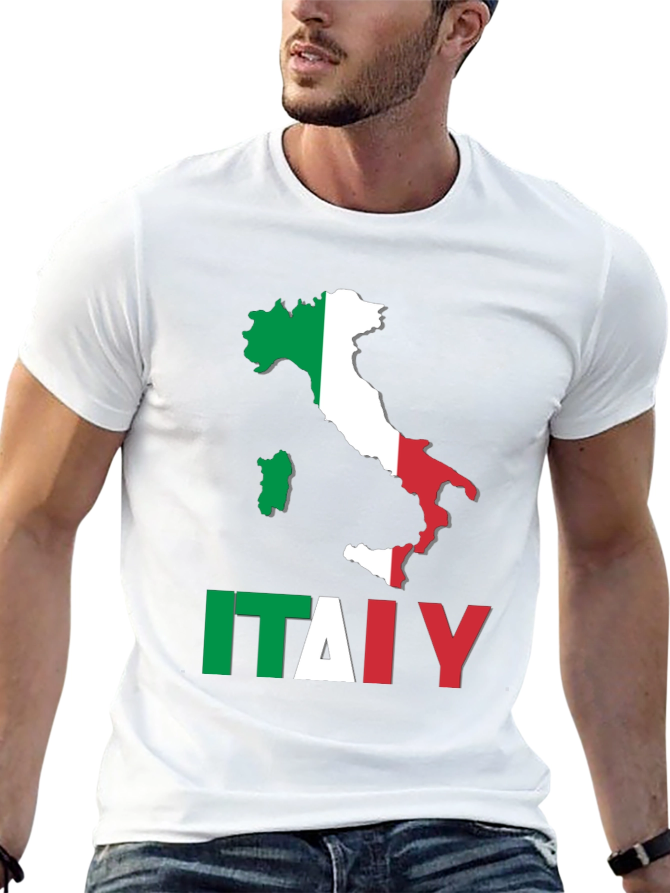 Italy Map Flag T-Shirt - Italian Pride
