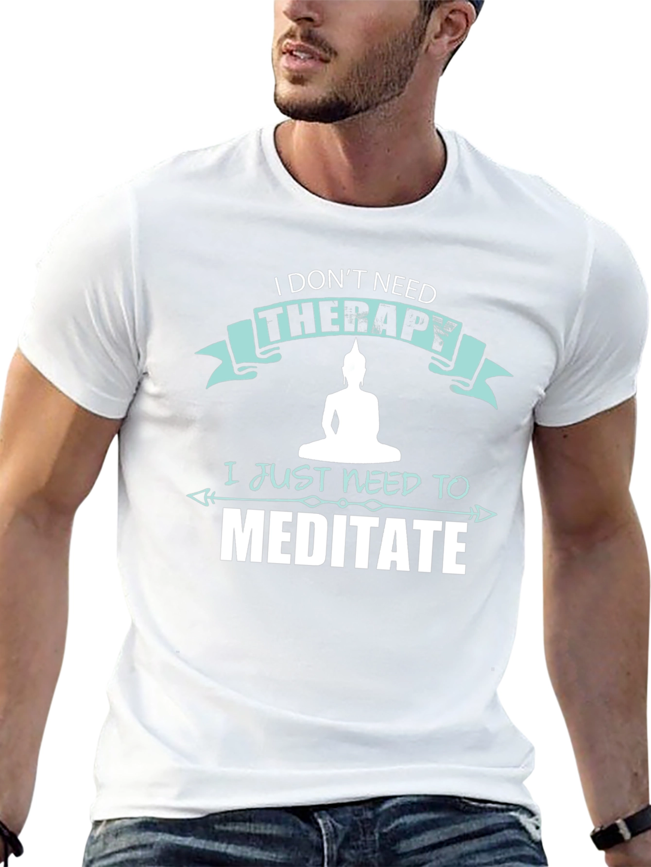Meditate T-Shirt - Funny Therapy Alternative Tee