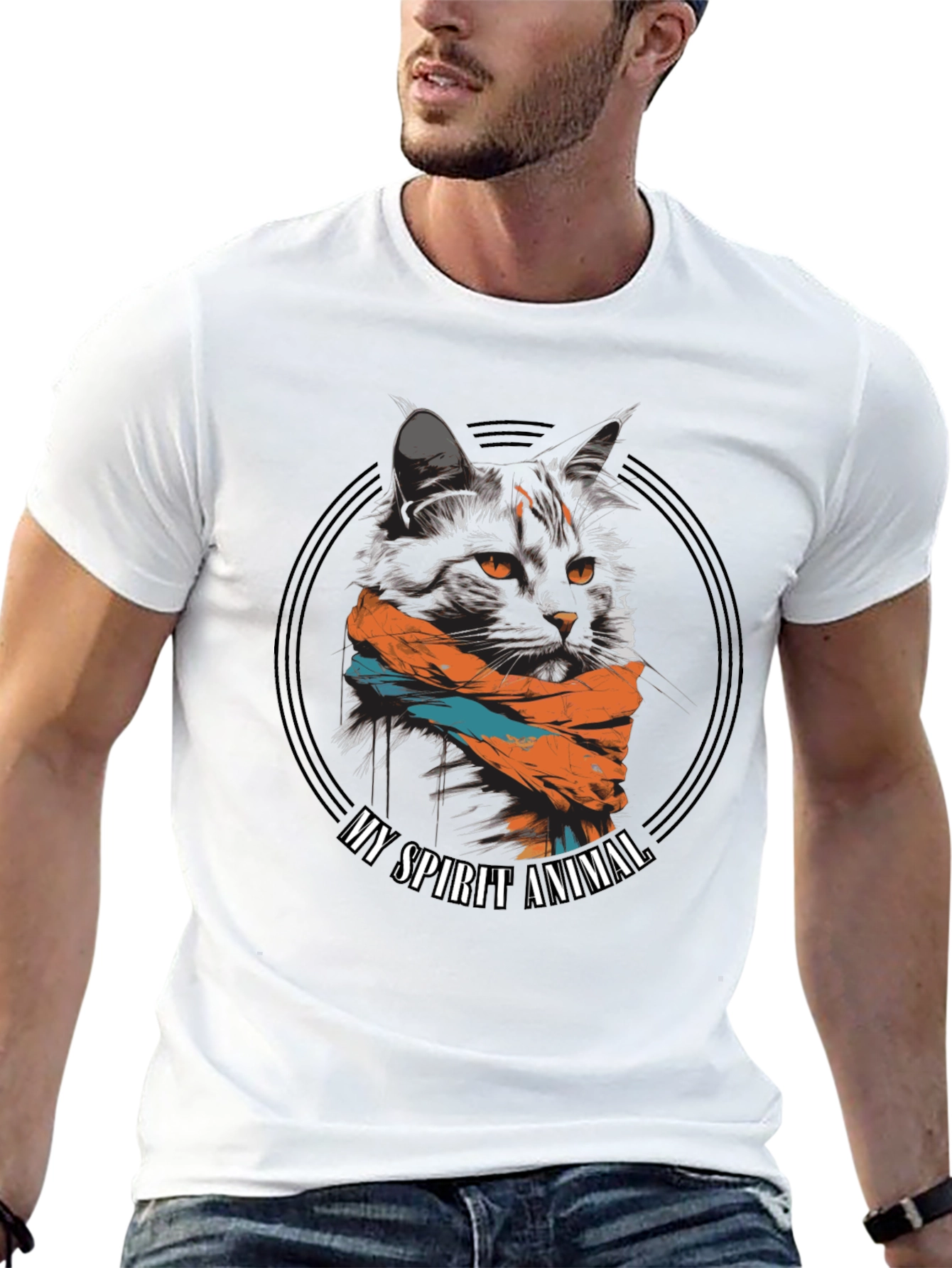 My Spirit Animal Cat Graphic T-Shirt