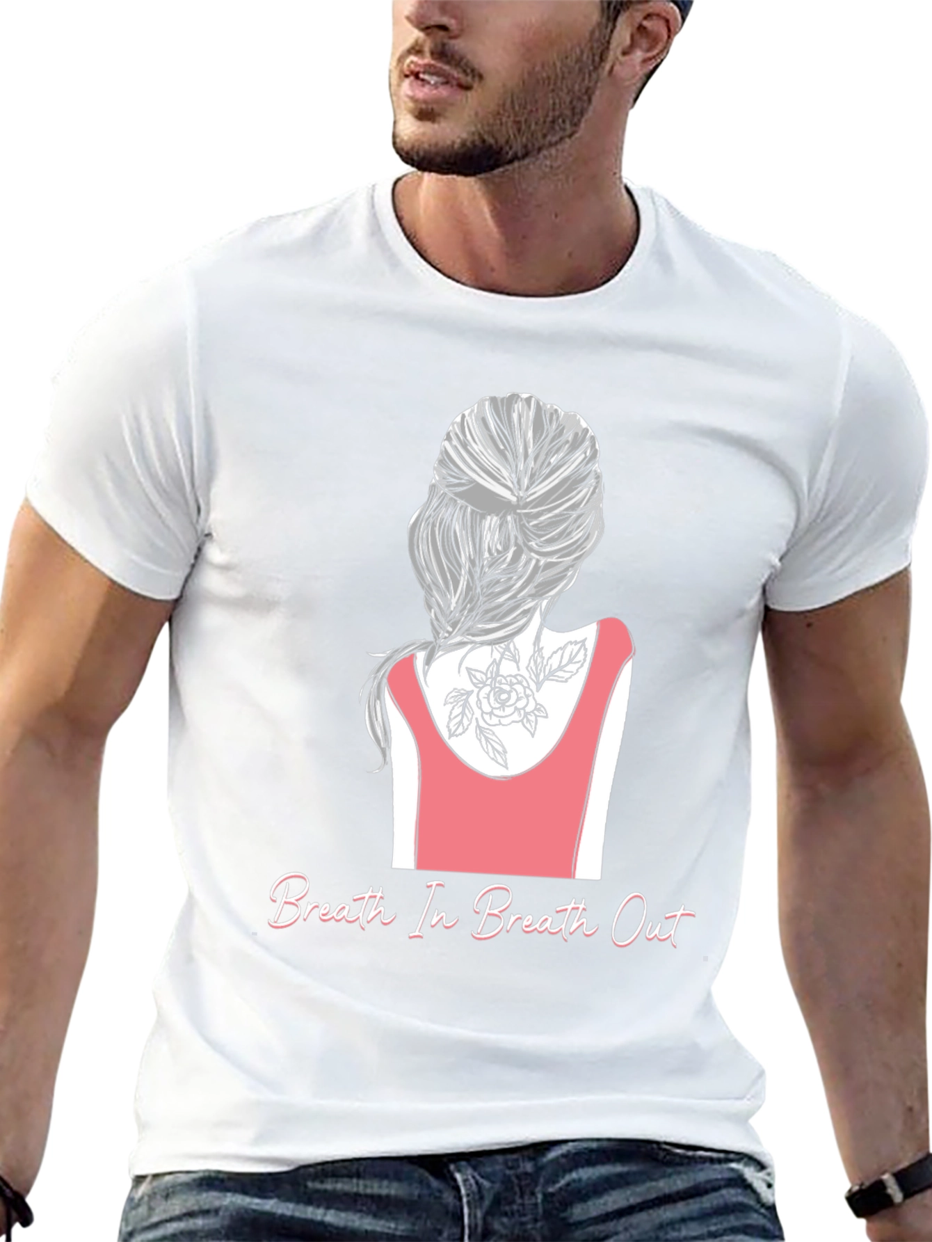 Breath In Breath Out Graphic T-Shirt