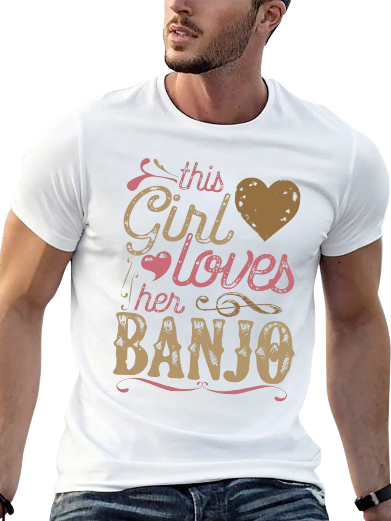 This Girl Loves Her Banjo T-Shirt