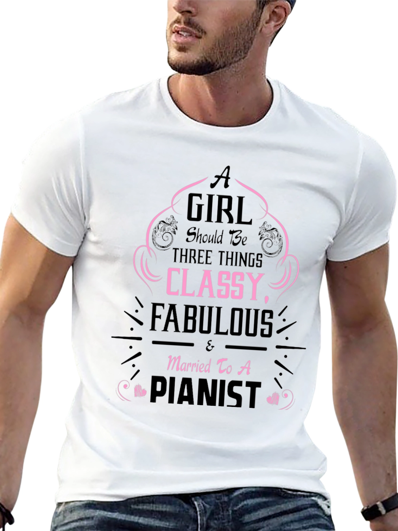 Classy Fabulous Pianist T-Shirt