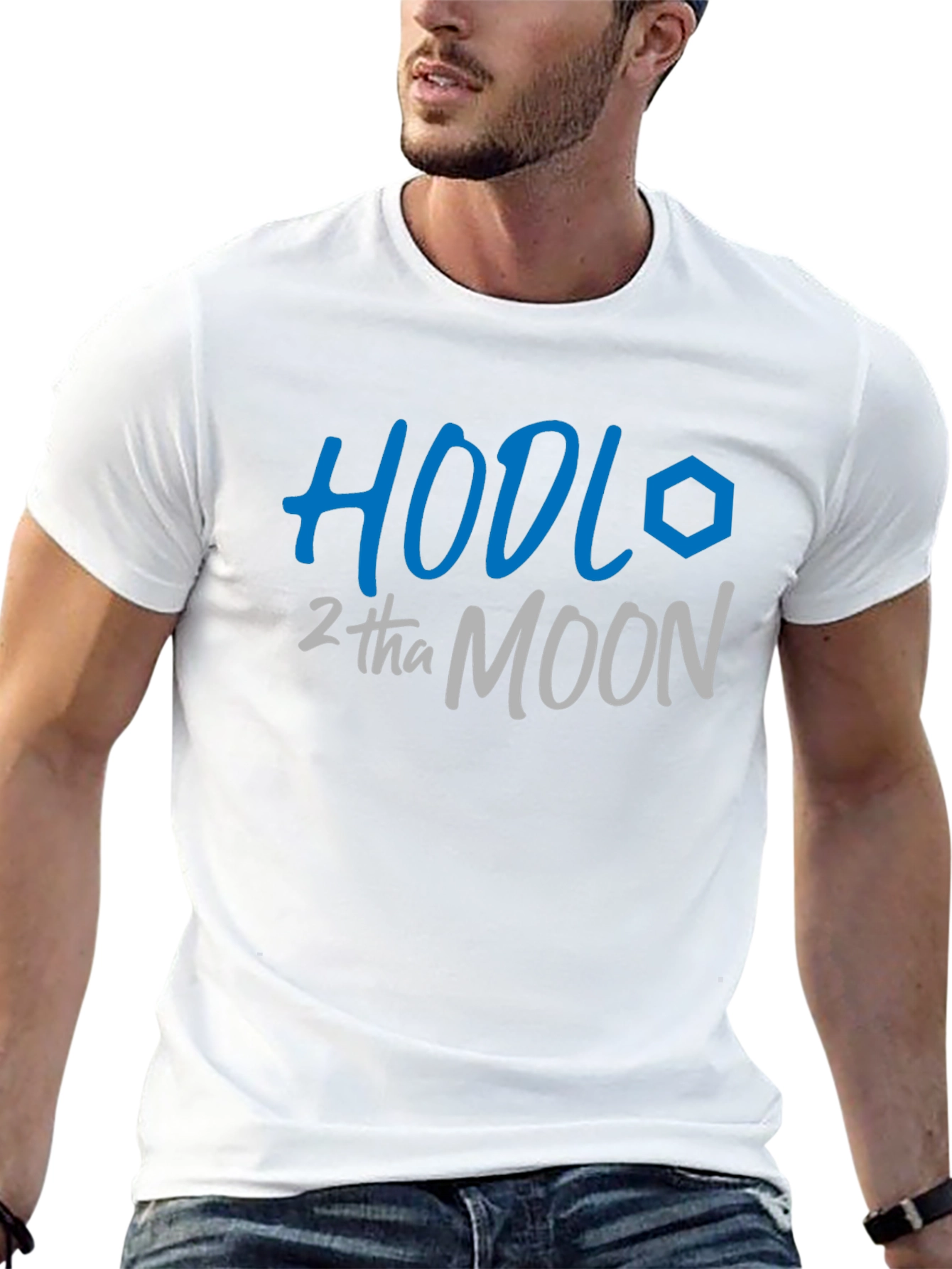 HODLO 2 tha MOON Graphic T-Shirt