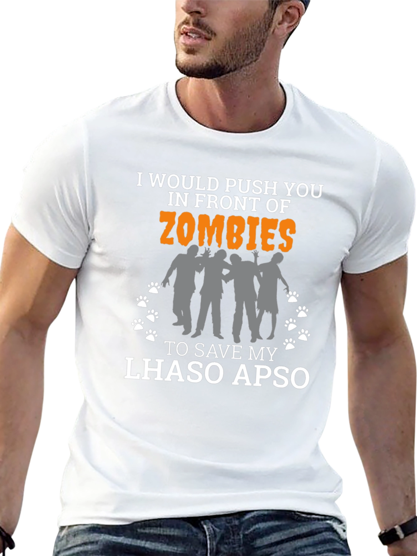 Zombie Lhasa Apso Tee
