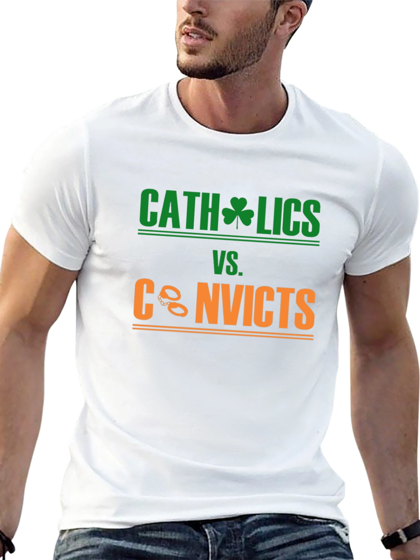 Catholics vs. Convicts Graphic Tee