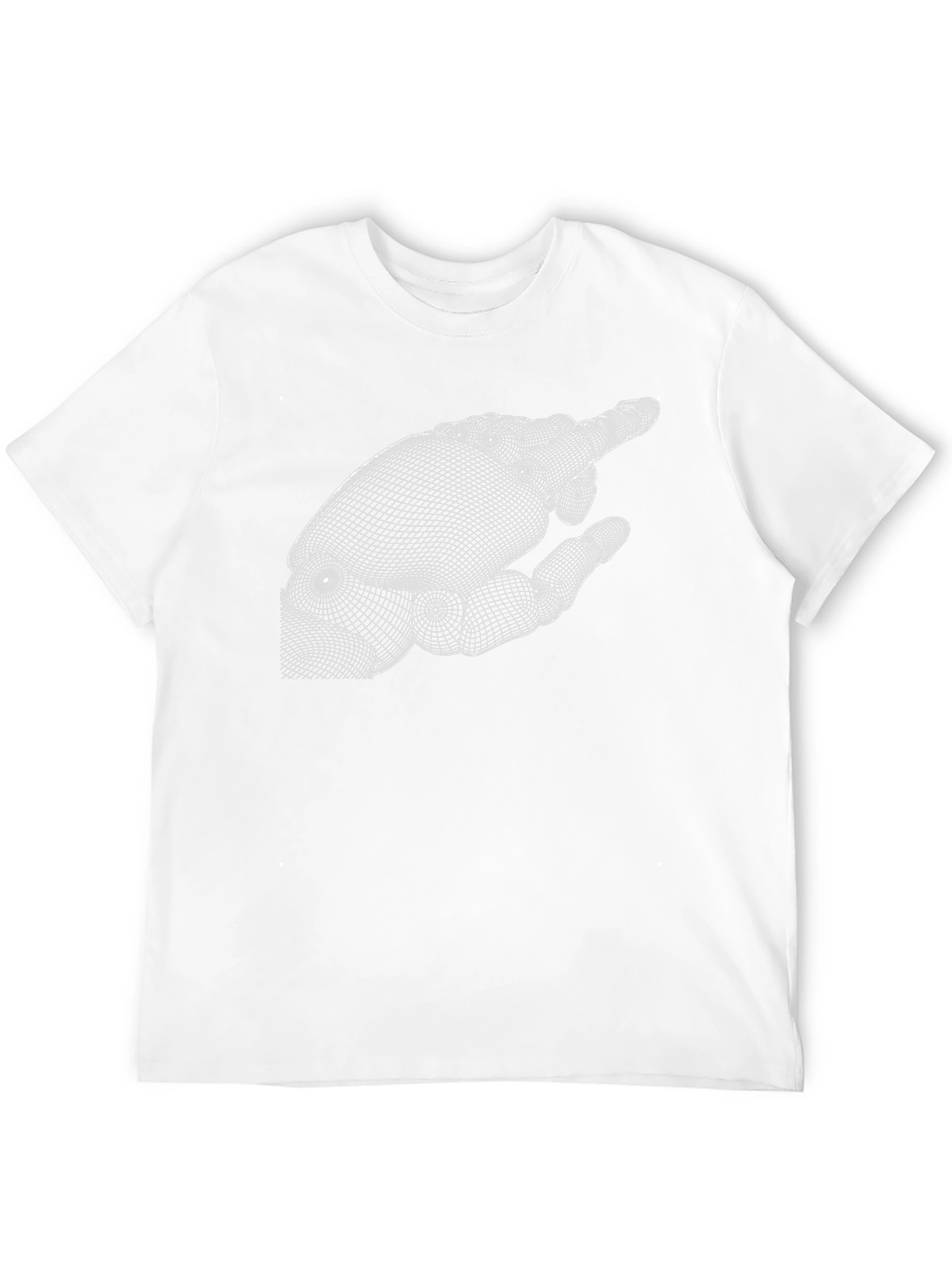 Tech Hand Graphic T-Shirt - Modern Style
