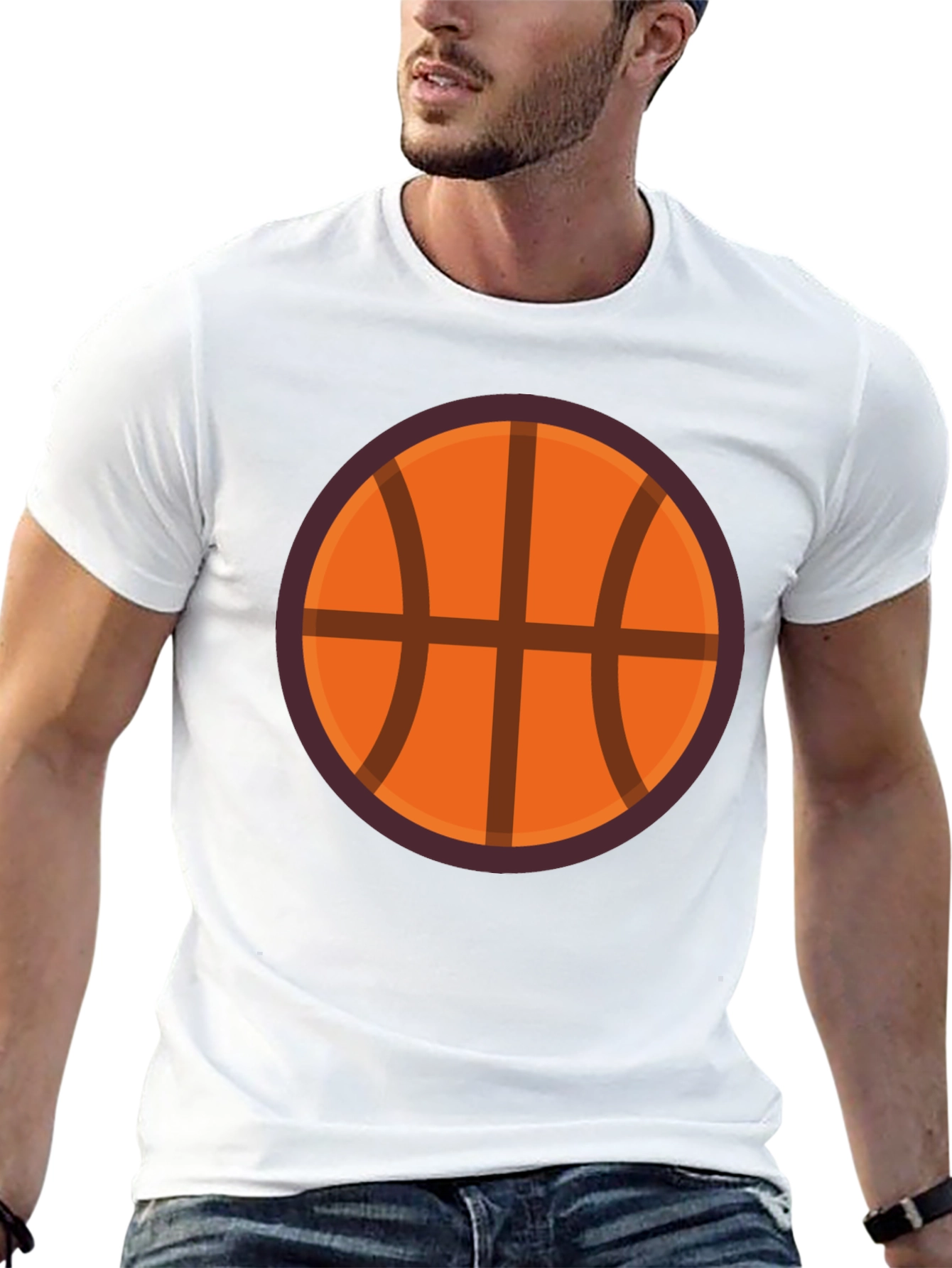 Basketball Graphic Tee - Classic Style