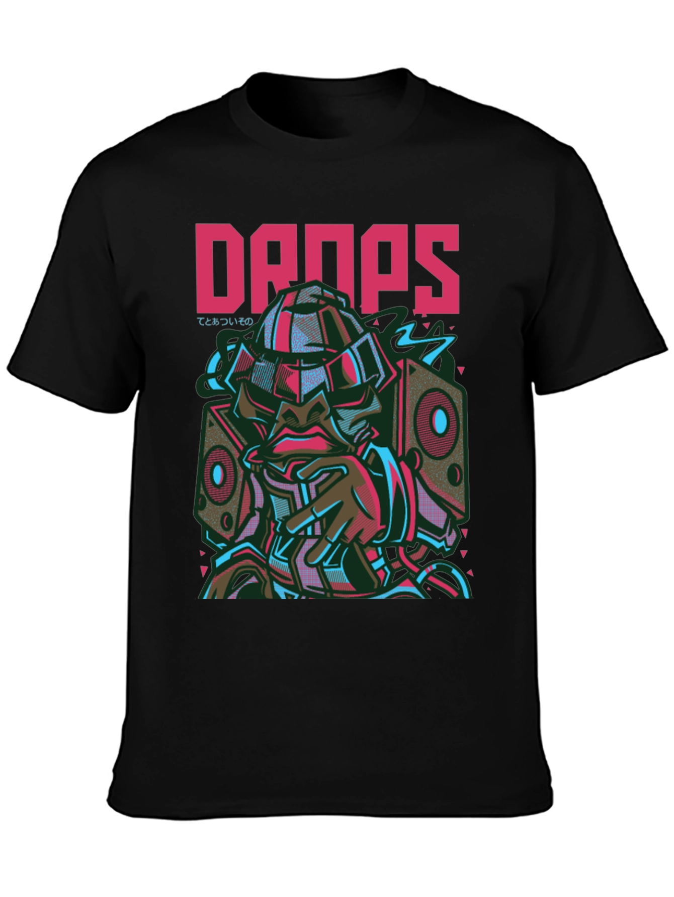 Drops Graphic Tee - Urban Streetwear Design