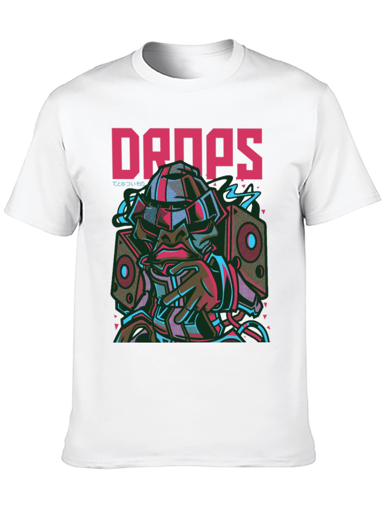 Drops Graphic Tee - Urban Streetwear Design