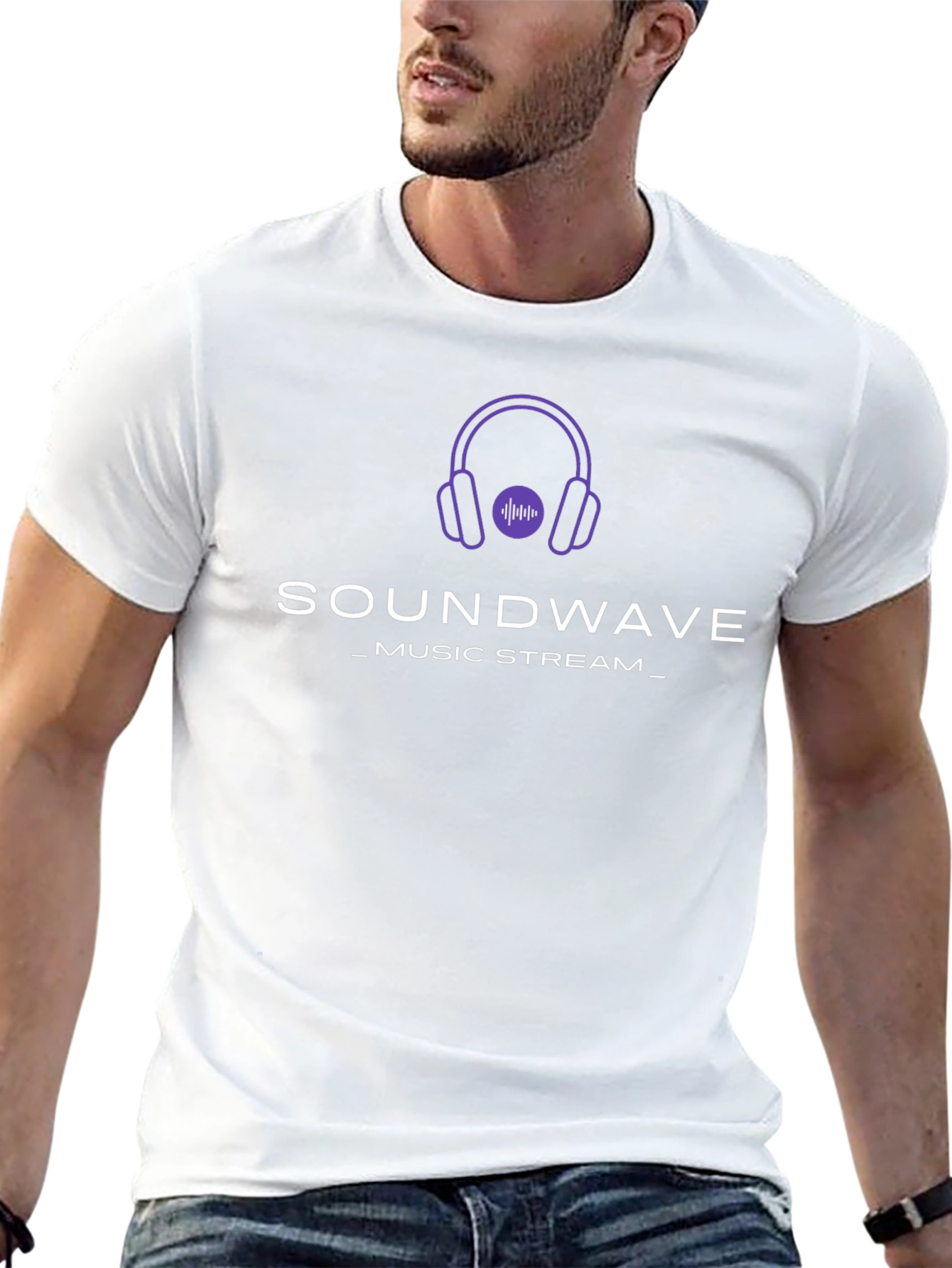 Soundwave Music Stream T-Shirt - Stylish Audio Apparel
