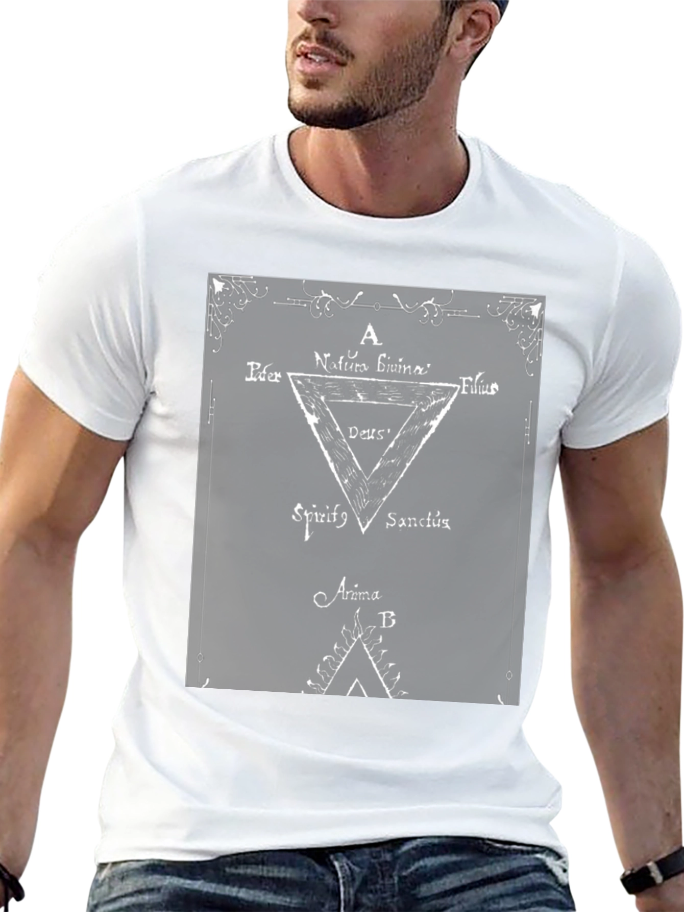 Occult Symbol Graphic T-Shirt