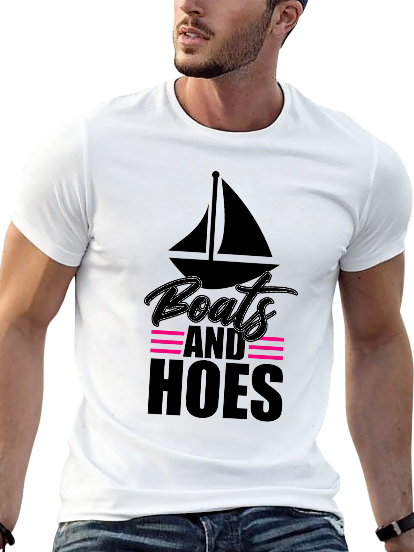 Boats and Hoes Graphic T-Shirt