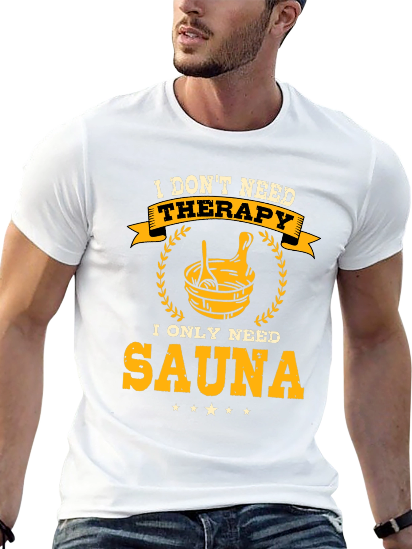 Sauna Therapy T-Shirt - Relax and Unwind