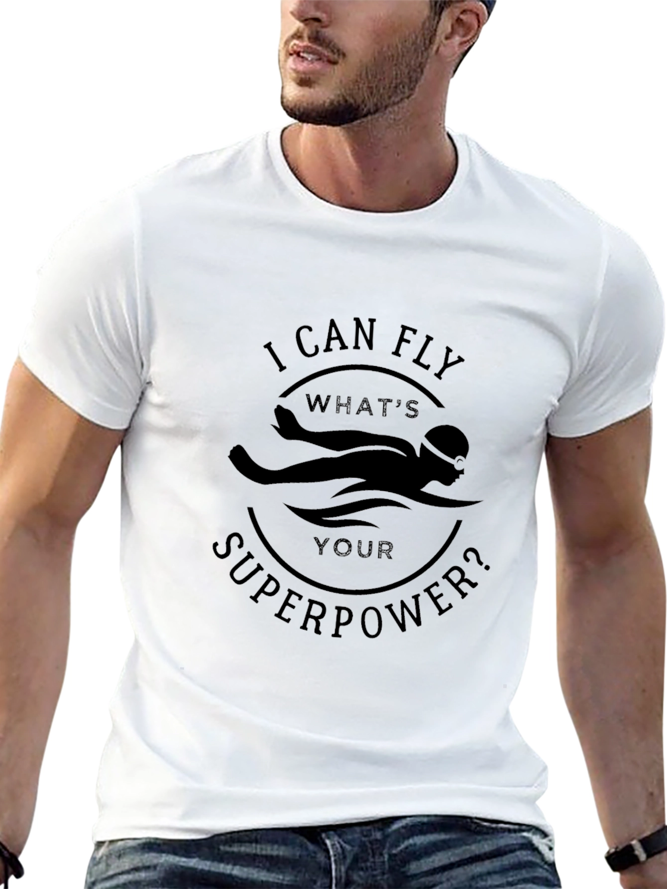I Can Fly Swimmer Superpower T-Shirt