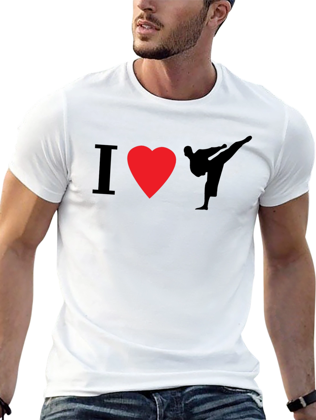 I Heart Karate Black T-Shirt - Martial Arts Tee