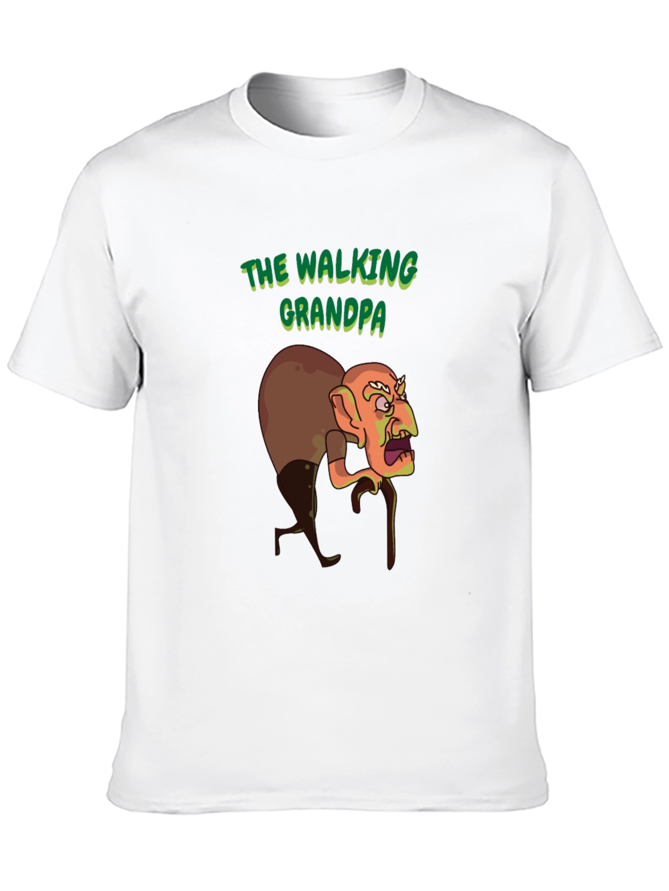 The Walking Grandpa Graphic T-Shirt